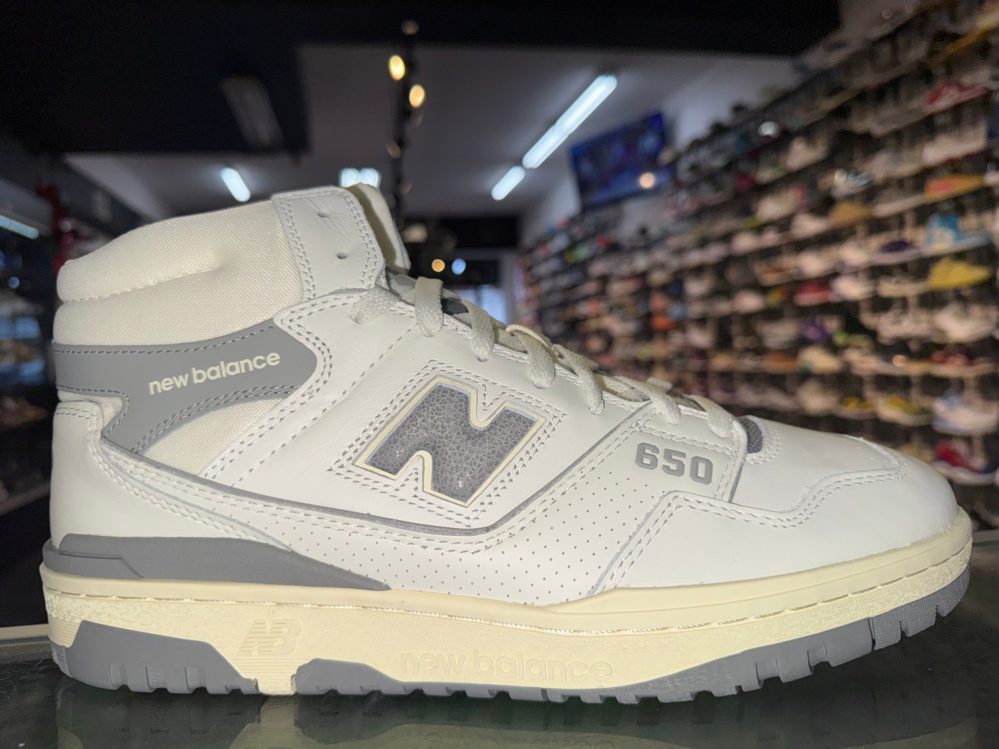 Size 12 New Balance 650R Aime Leon Dore "White Grey" Brand New