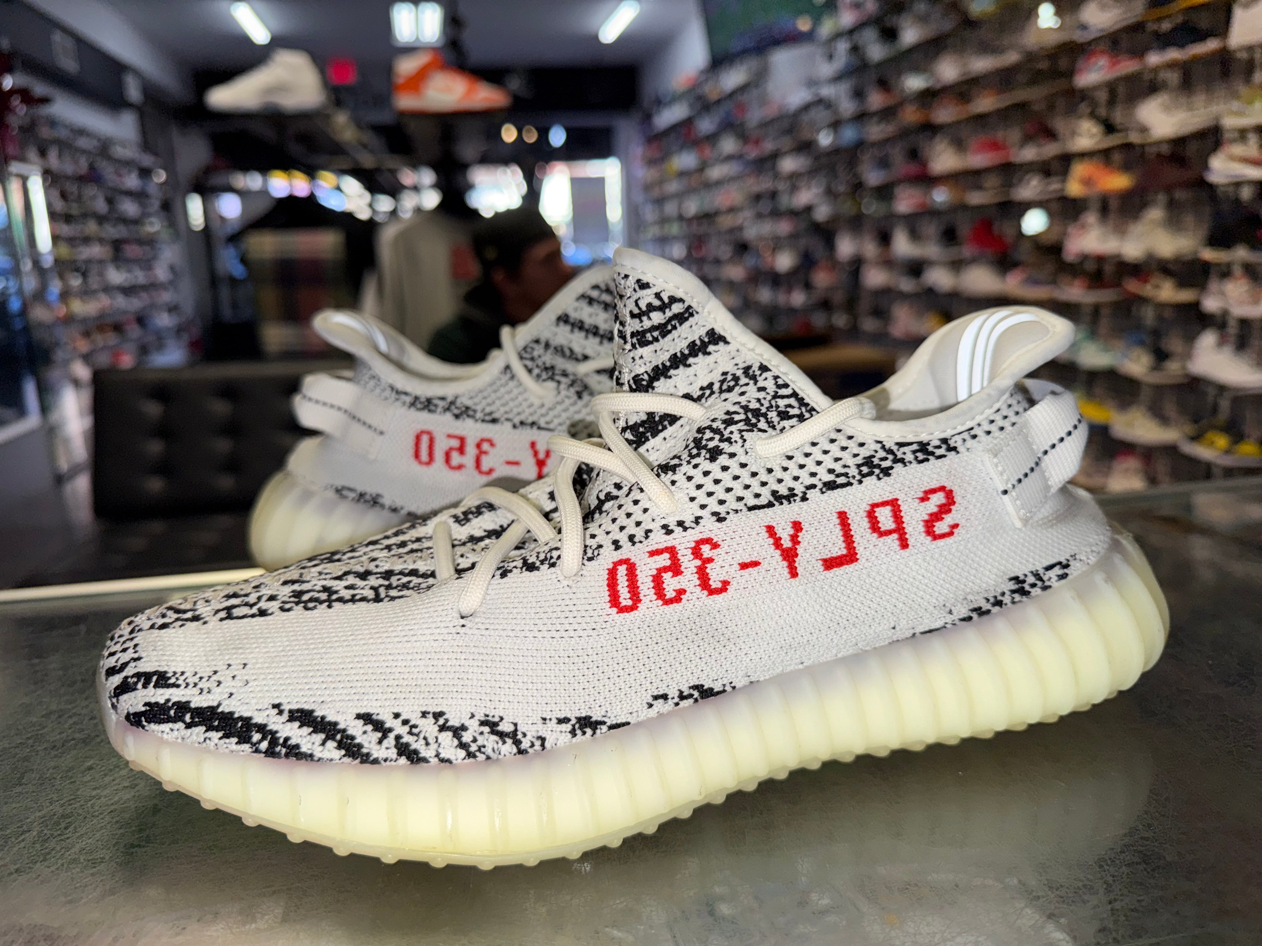 Size 10 Yeezy Boost 350 V2 "Zebra"
