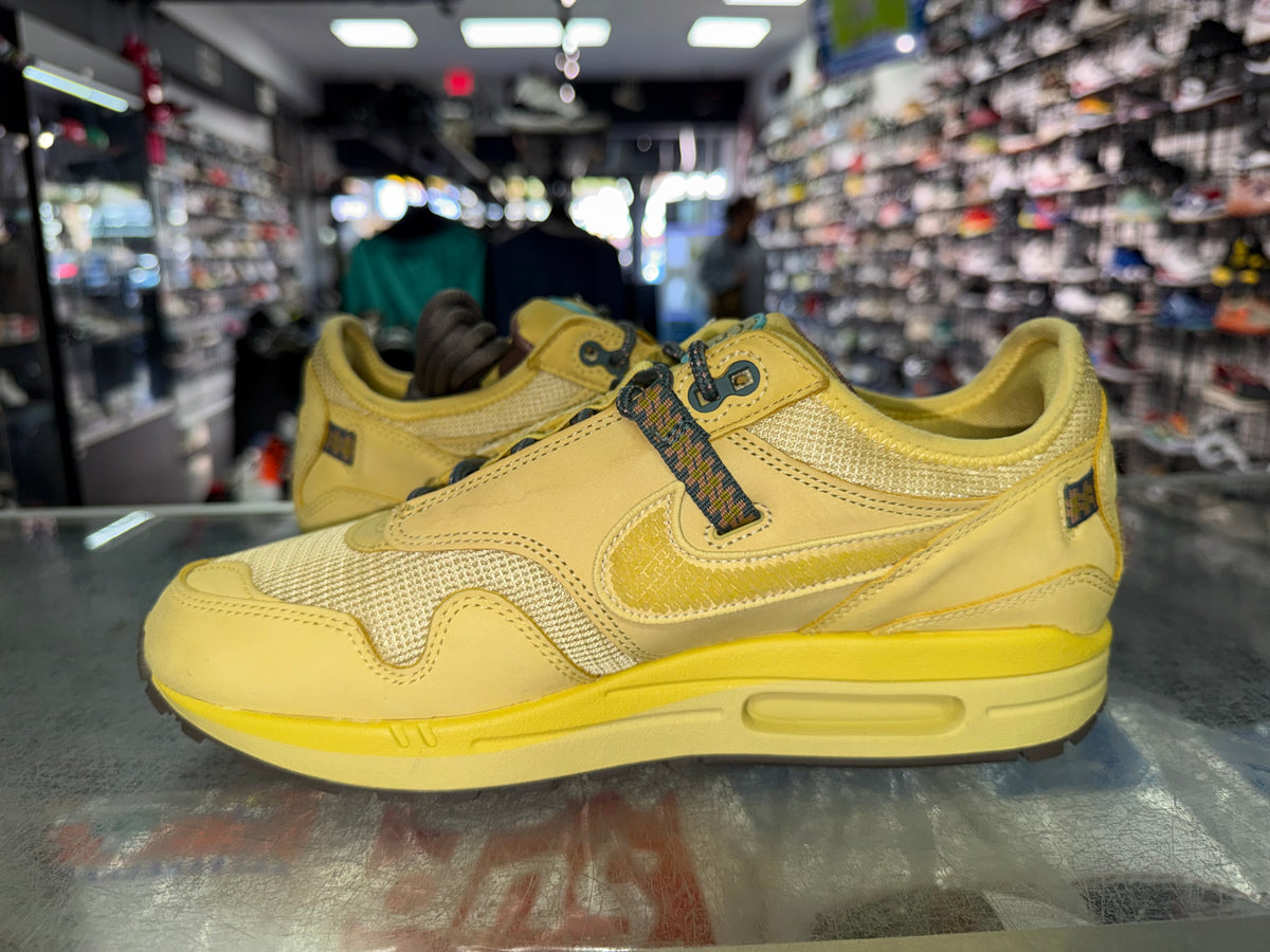 Nike Air Max 1 Travis Scott Cactus Jack Saturn Gold sneaker, pre-owned, size 10 – view 4