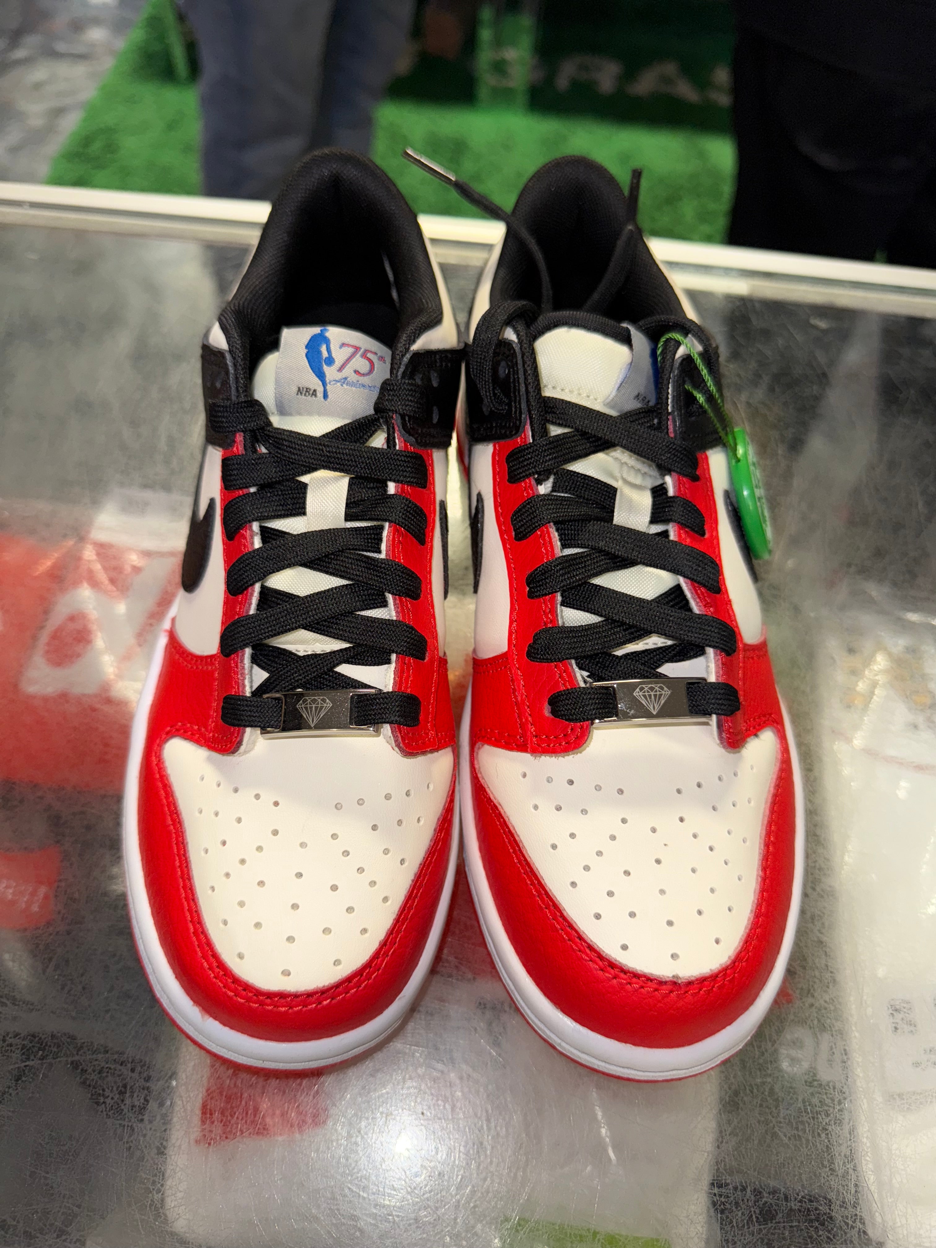 Size 5/5.5 Dunk Low "NBA Bulls" NEW MISMATCH