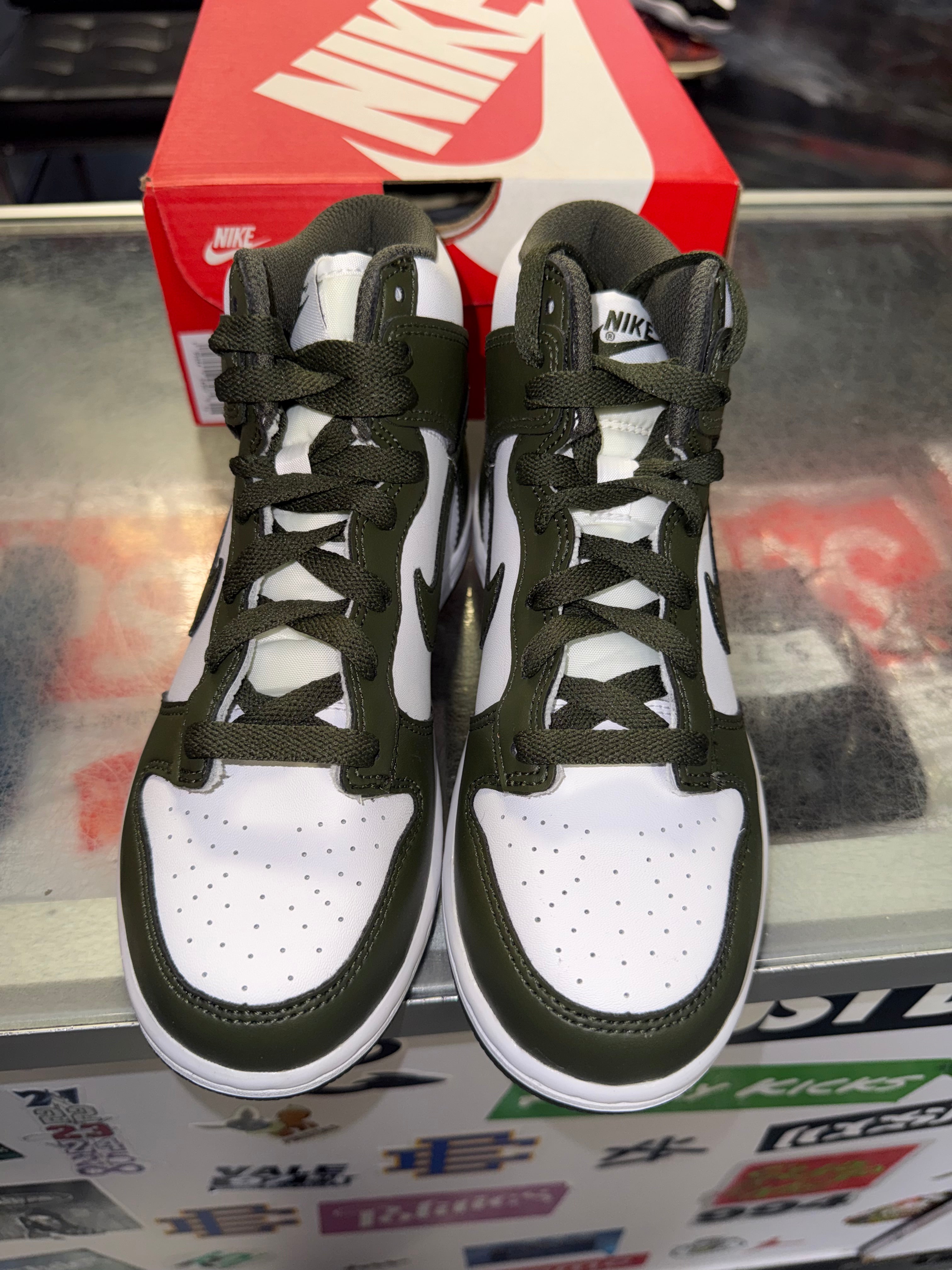 Size 2.5y Dunk High “Cargo Khaki” Brand New (PS)