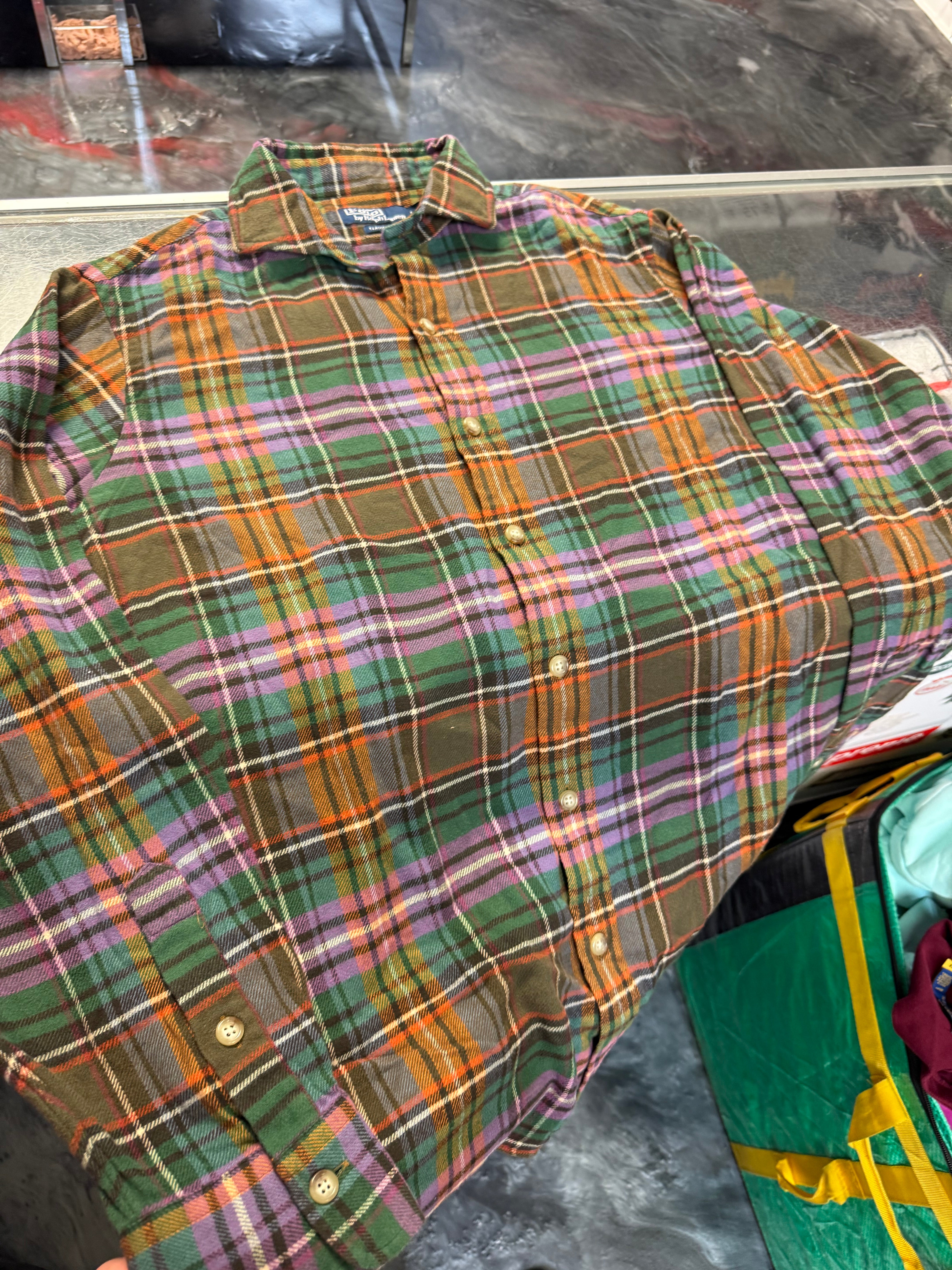 Large Polo Multicolor Flannel
