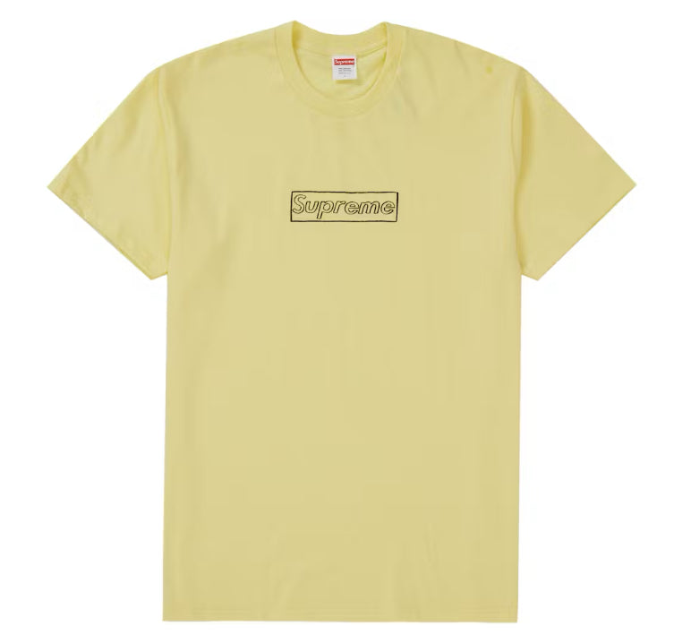 Size M Supreme Kaws Bogo Tee “Yellow”