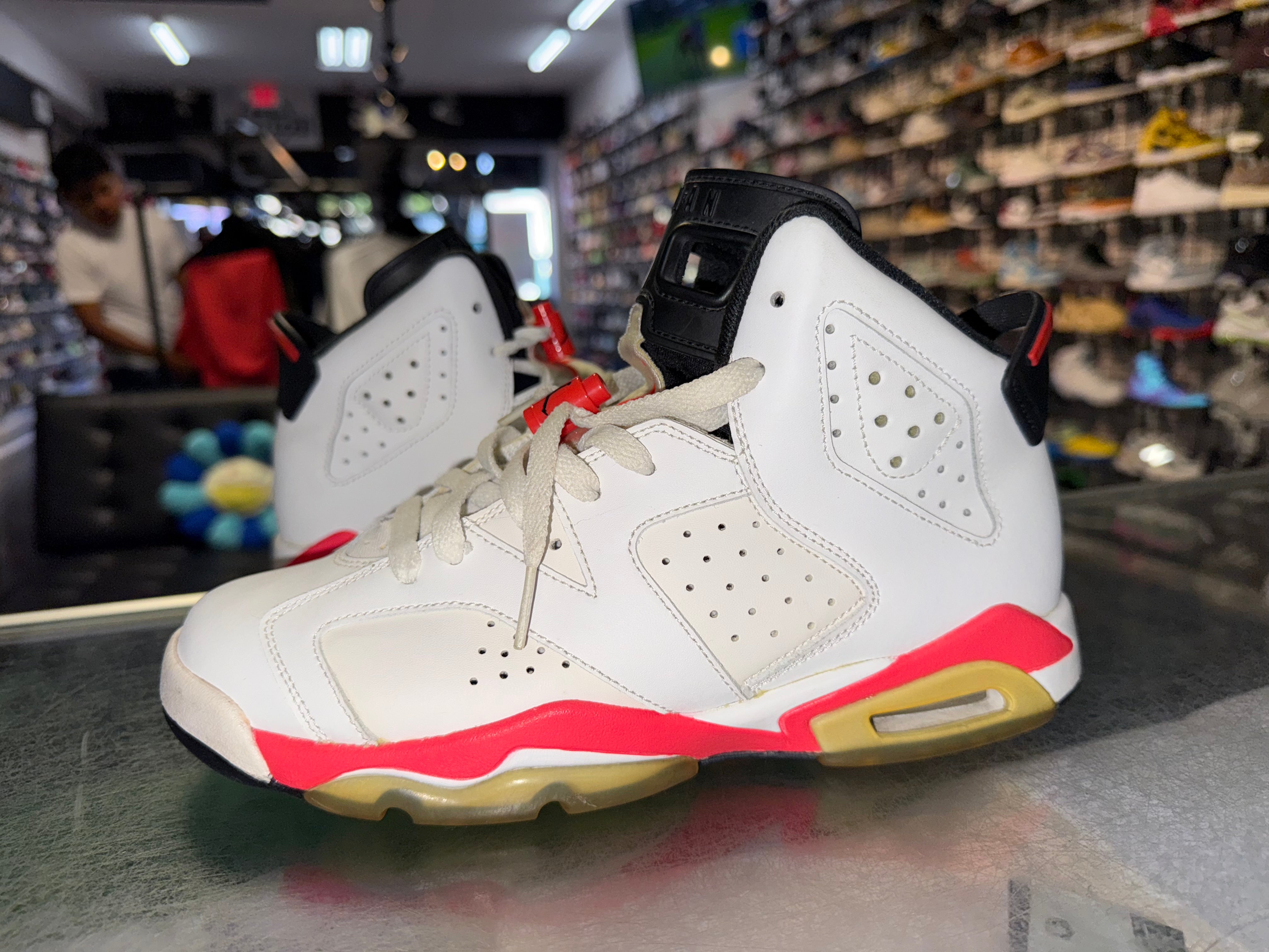 Size 6.5y Air Jordan 6 “Infrared”