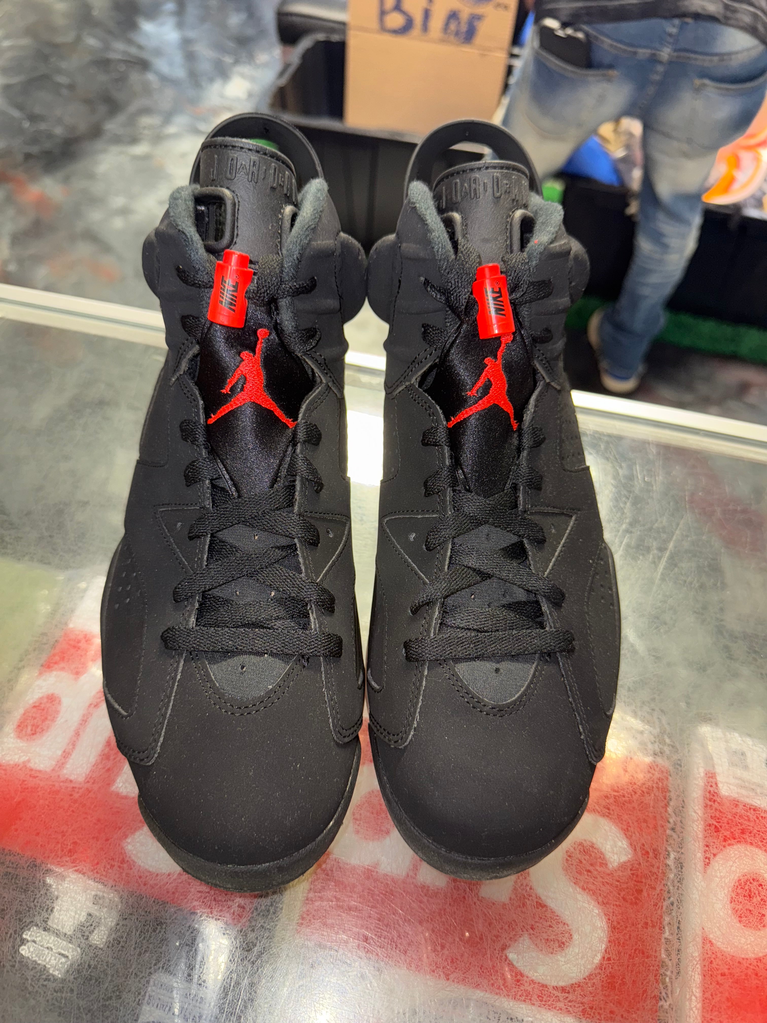 Size 9 Air Jordan 6 "Black Infrared" Brand New