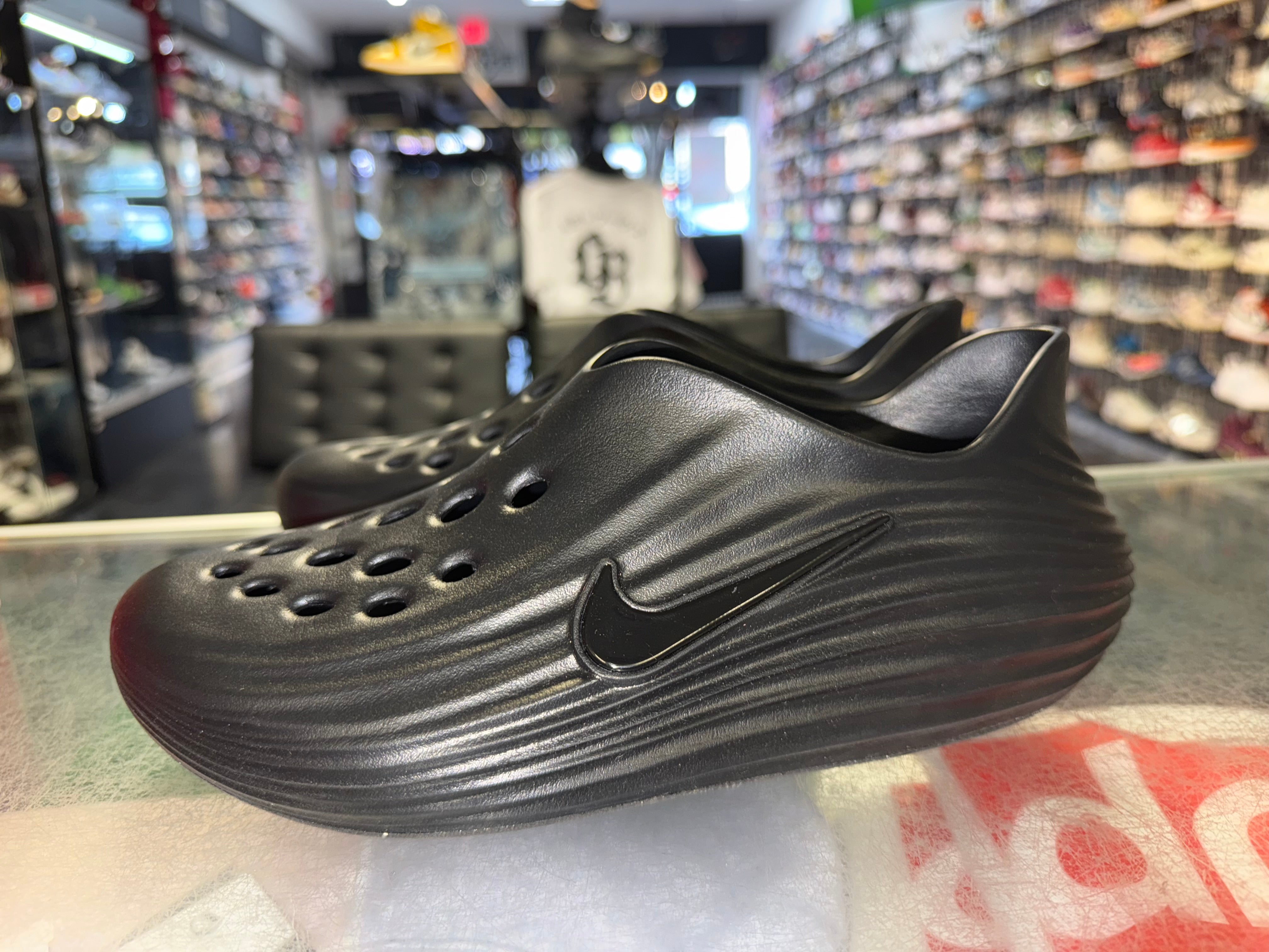 Size 7y Nike ReactX Rejuven8 "Triple Black"