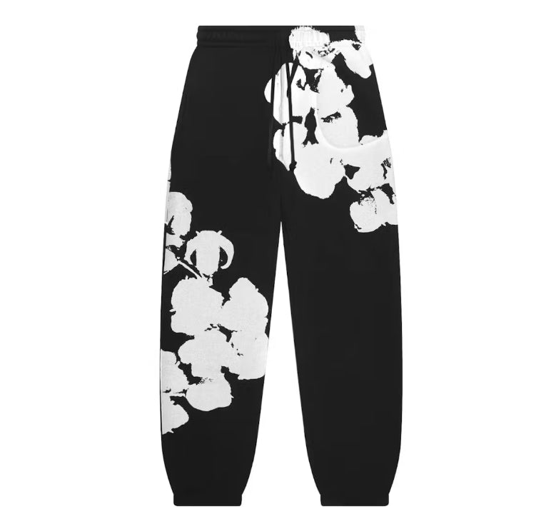 Size XS (Fits S) Denim Tears Big Wreath Sweatpants “Black” Brand New
