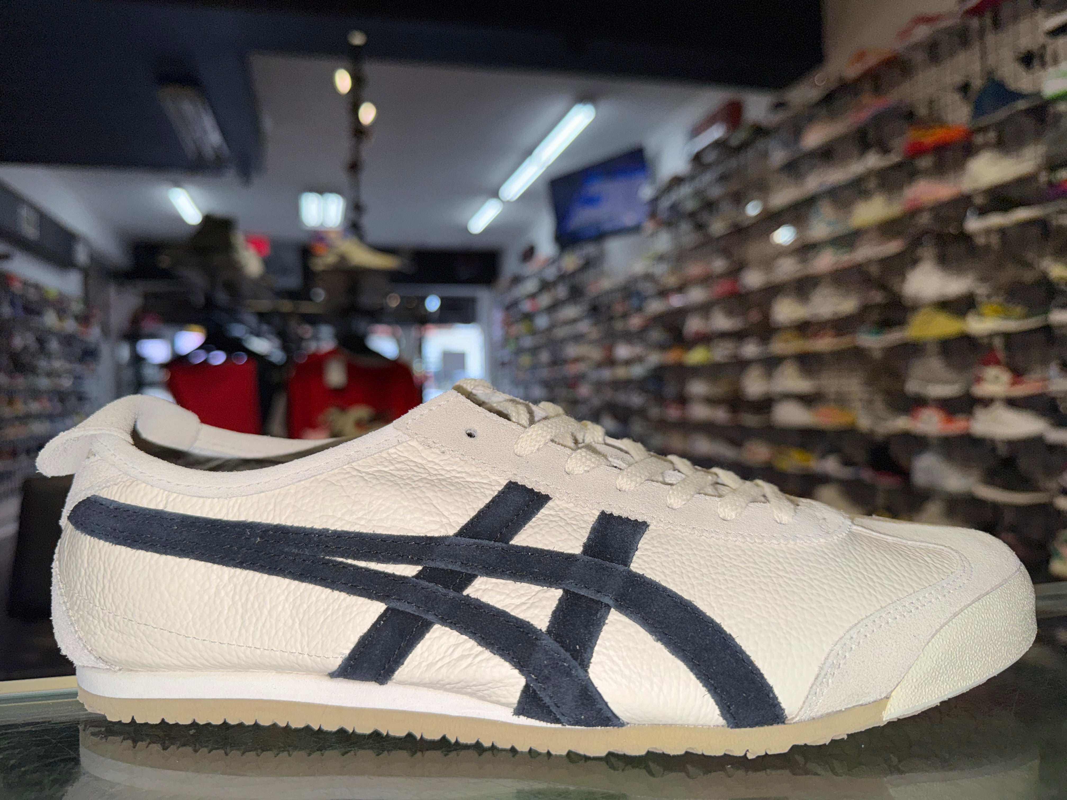 Size 9 Onitsuka Tiger Mexico 66 “Birch Black” Brand New – Direct Kicks