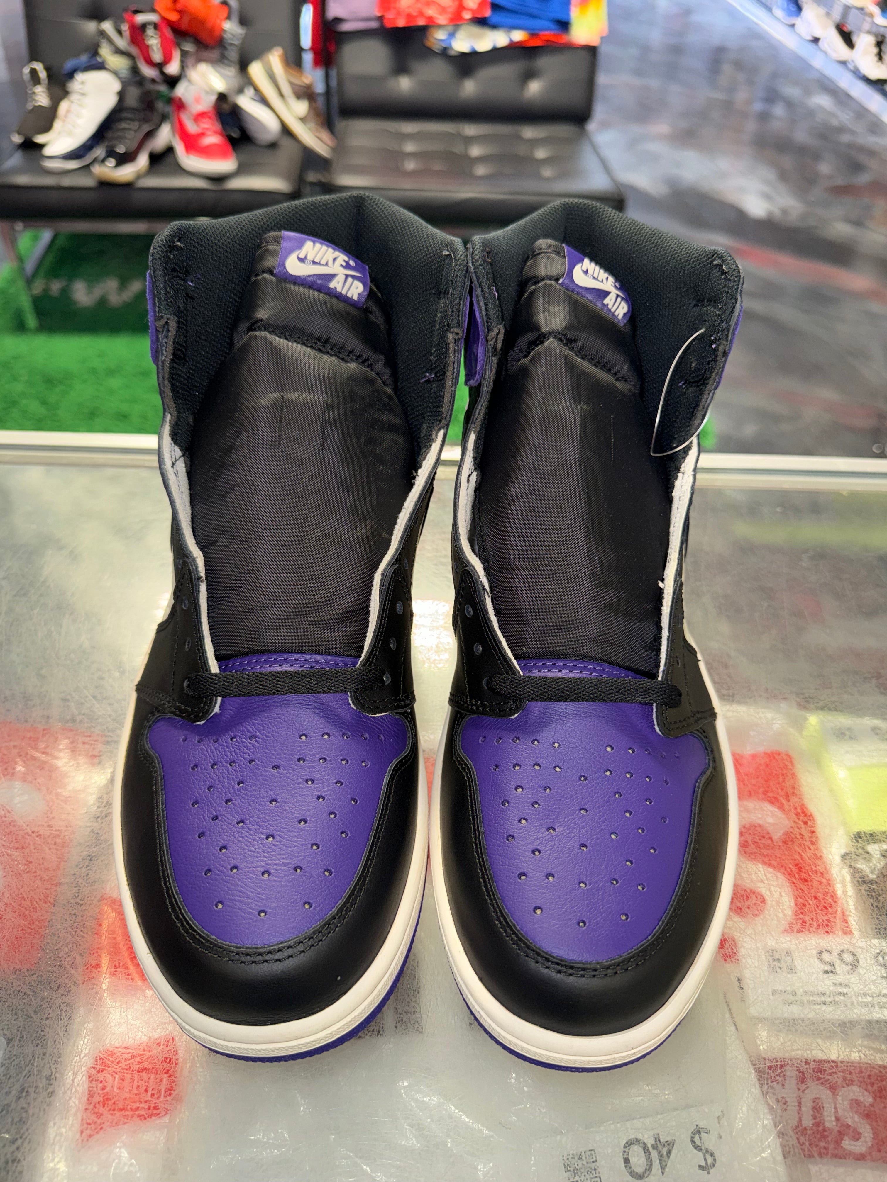 Size 12 Air Jordan 1 “Court Purple" Brand New