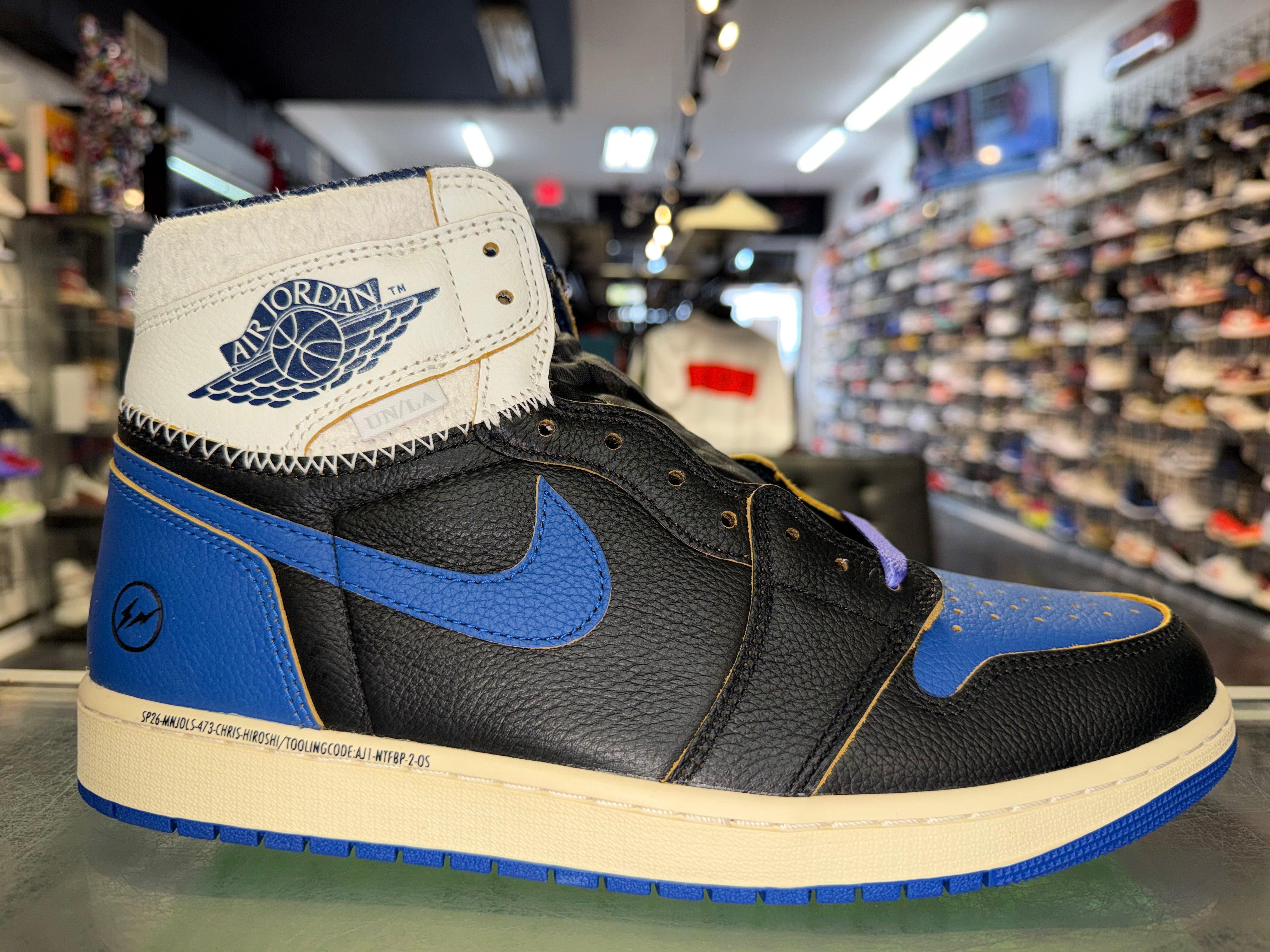 Size 8 Air Jordan 1 Fragment x Union "LA Sport Royal" Brand New