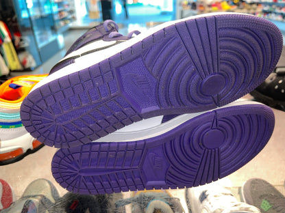 Size 9 Air Jordan 1 "Court Purple" (Mall)