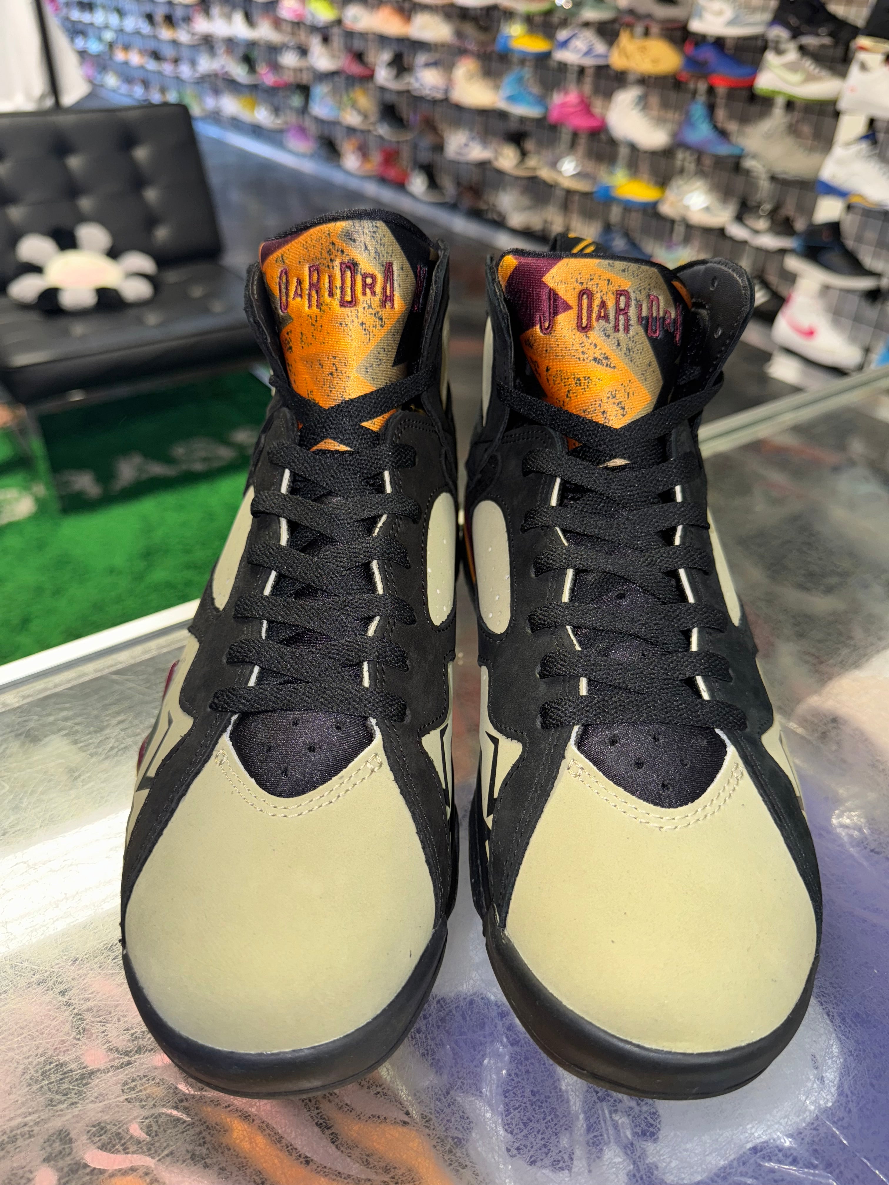 Size 9.5 Air Jordan 7 "Black Olive" Brand New