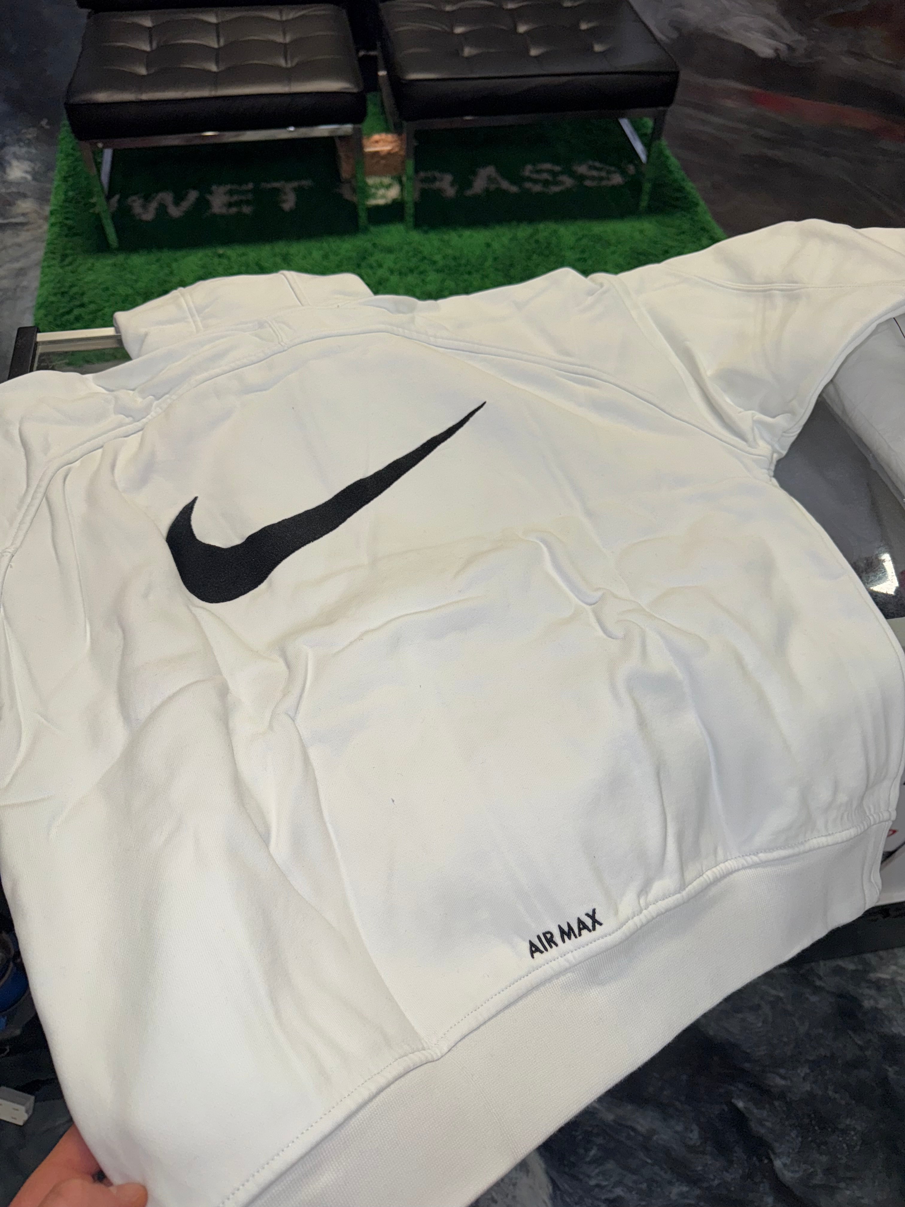 Size M Supreme x Nike Zip Up SS25 “White” Brand New
