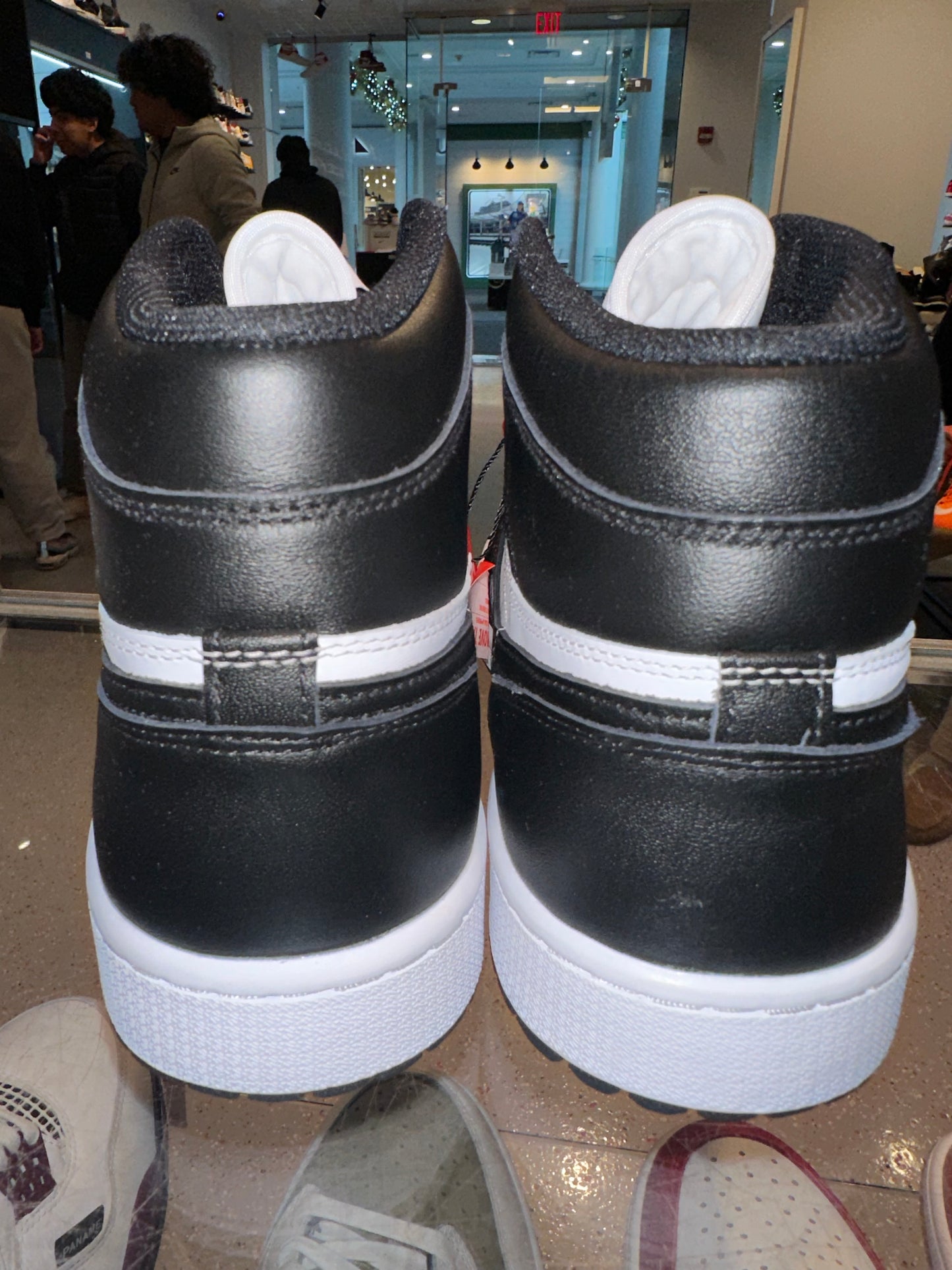 Size 10 Air Jordan 1 High Golf “Black White” Brand New (Mall)