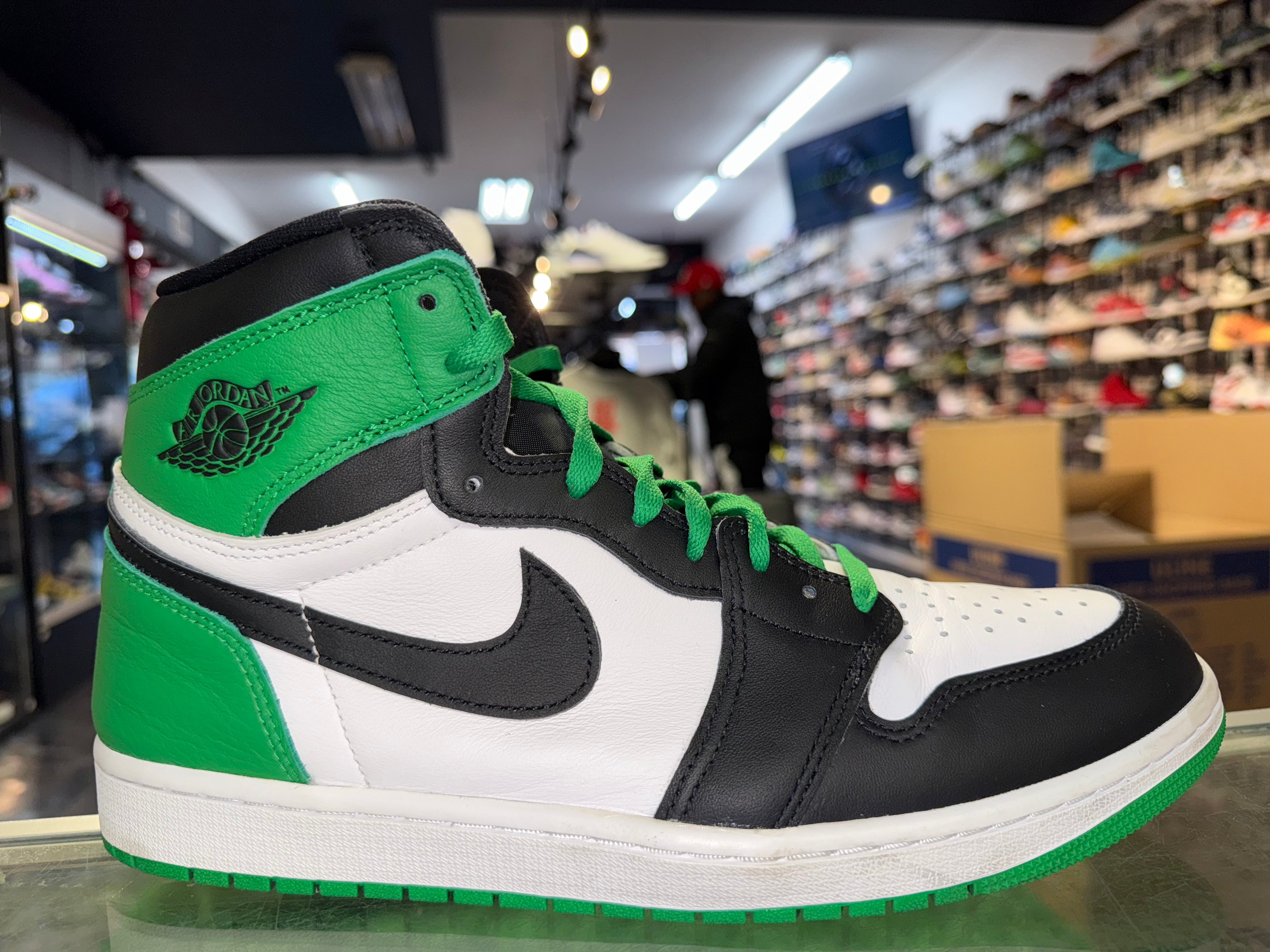 Size 11.5 Air Jordan 1 "Lucky Green"