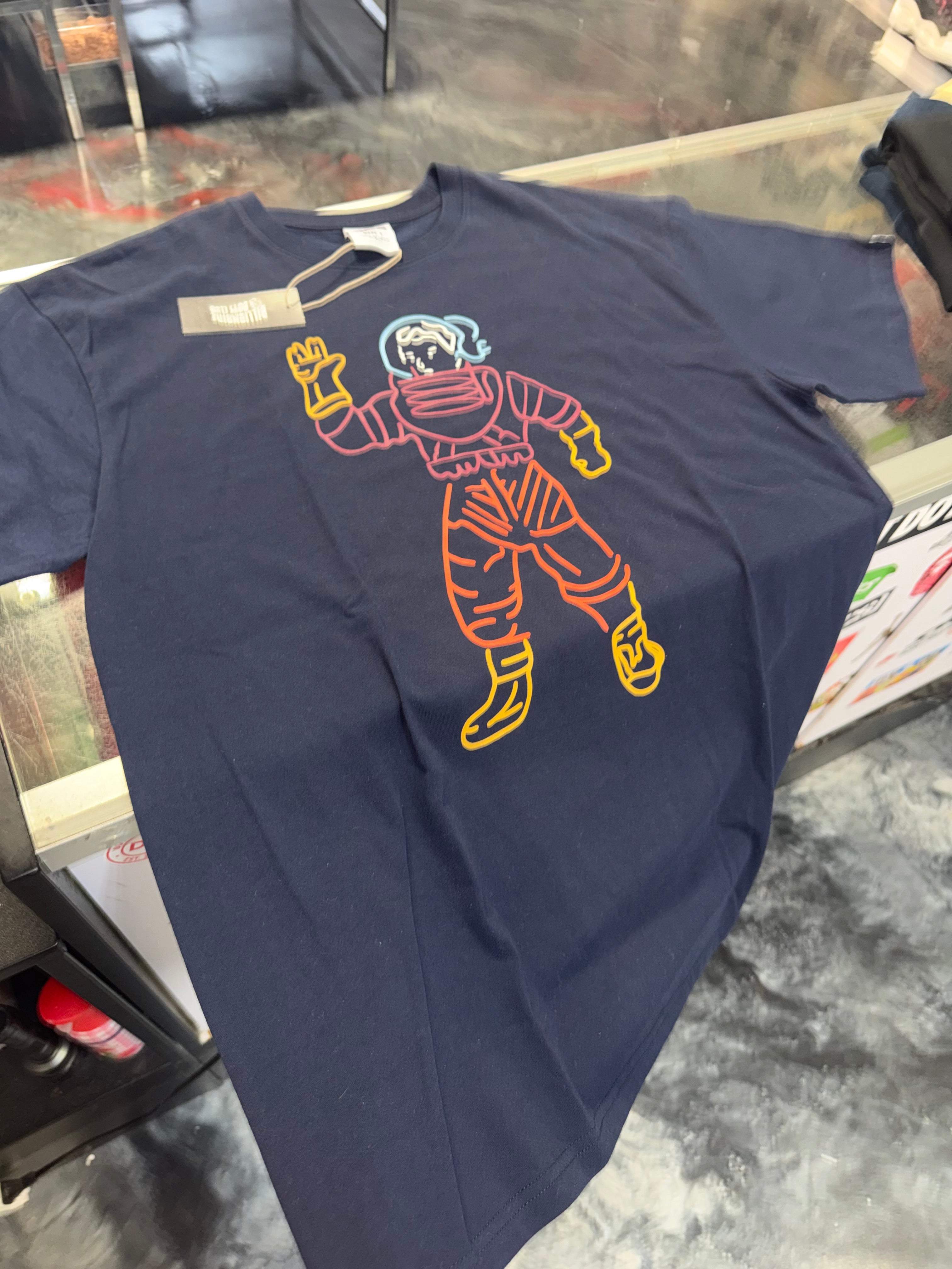 Size L Billionaire Boys Club Tee “Navy” Brand New