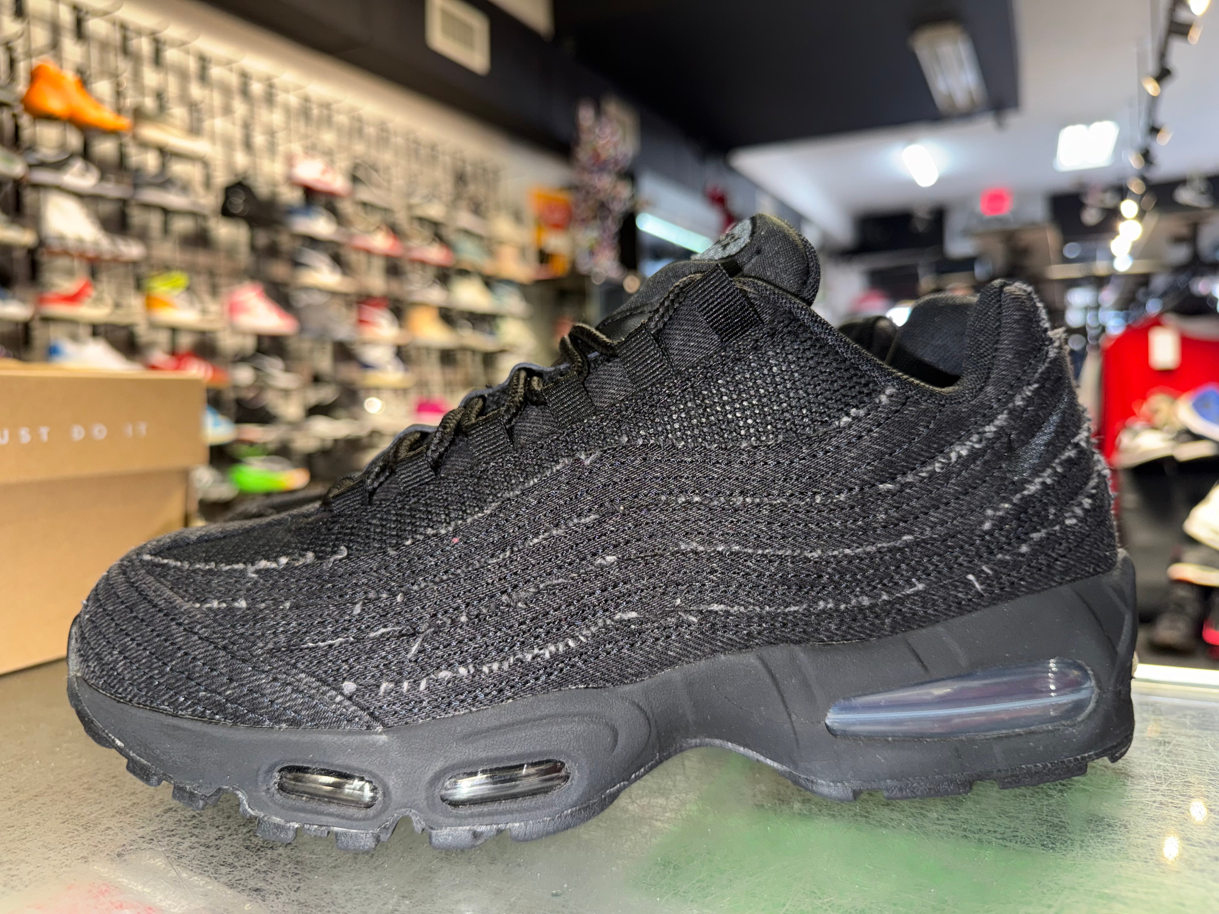 Size 9.5 Air Max 95 "Levis Black"