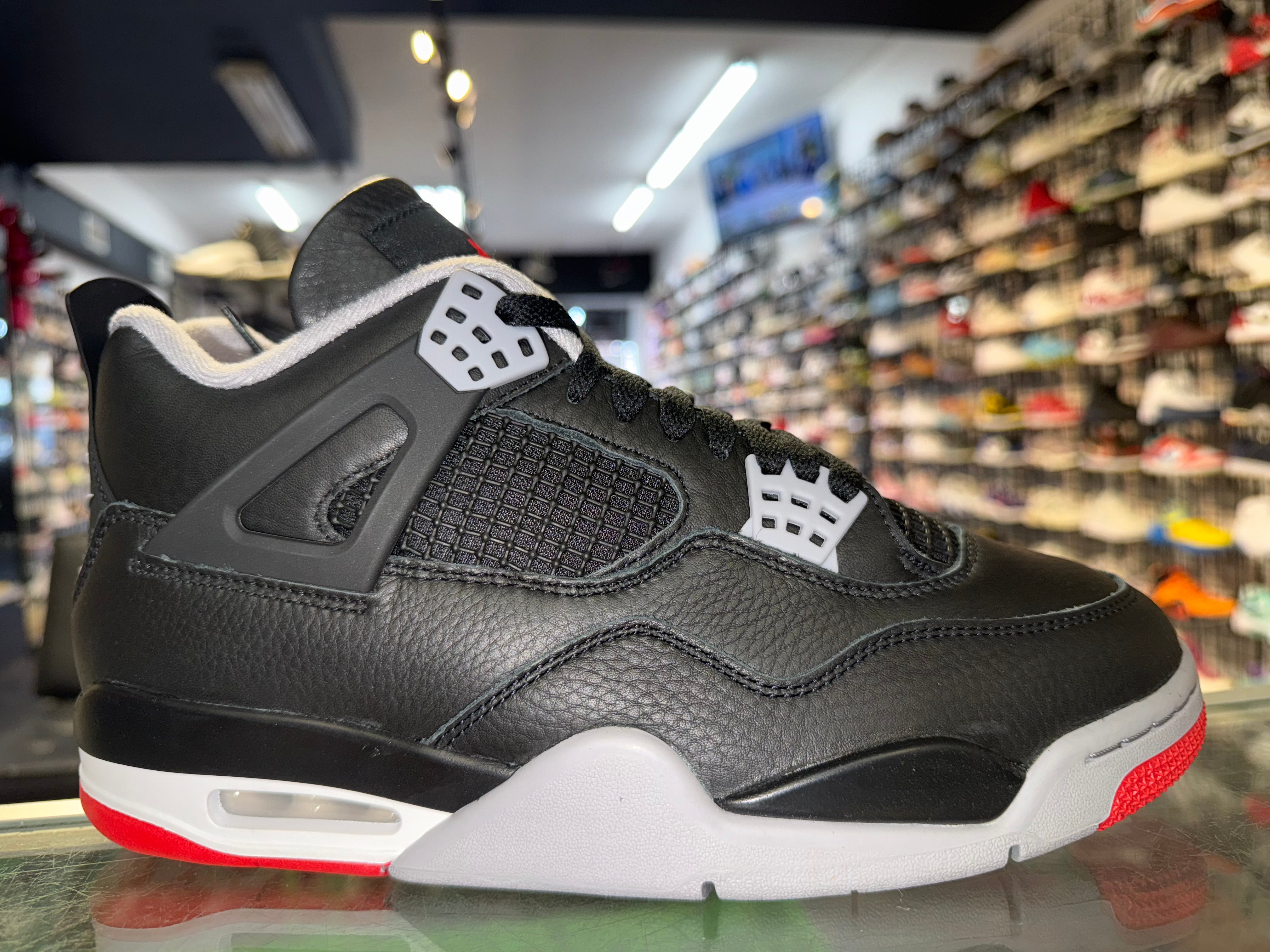 Size 8 Air Jordan 4 “Bred Reimagined” Brand New
