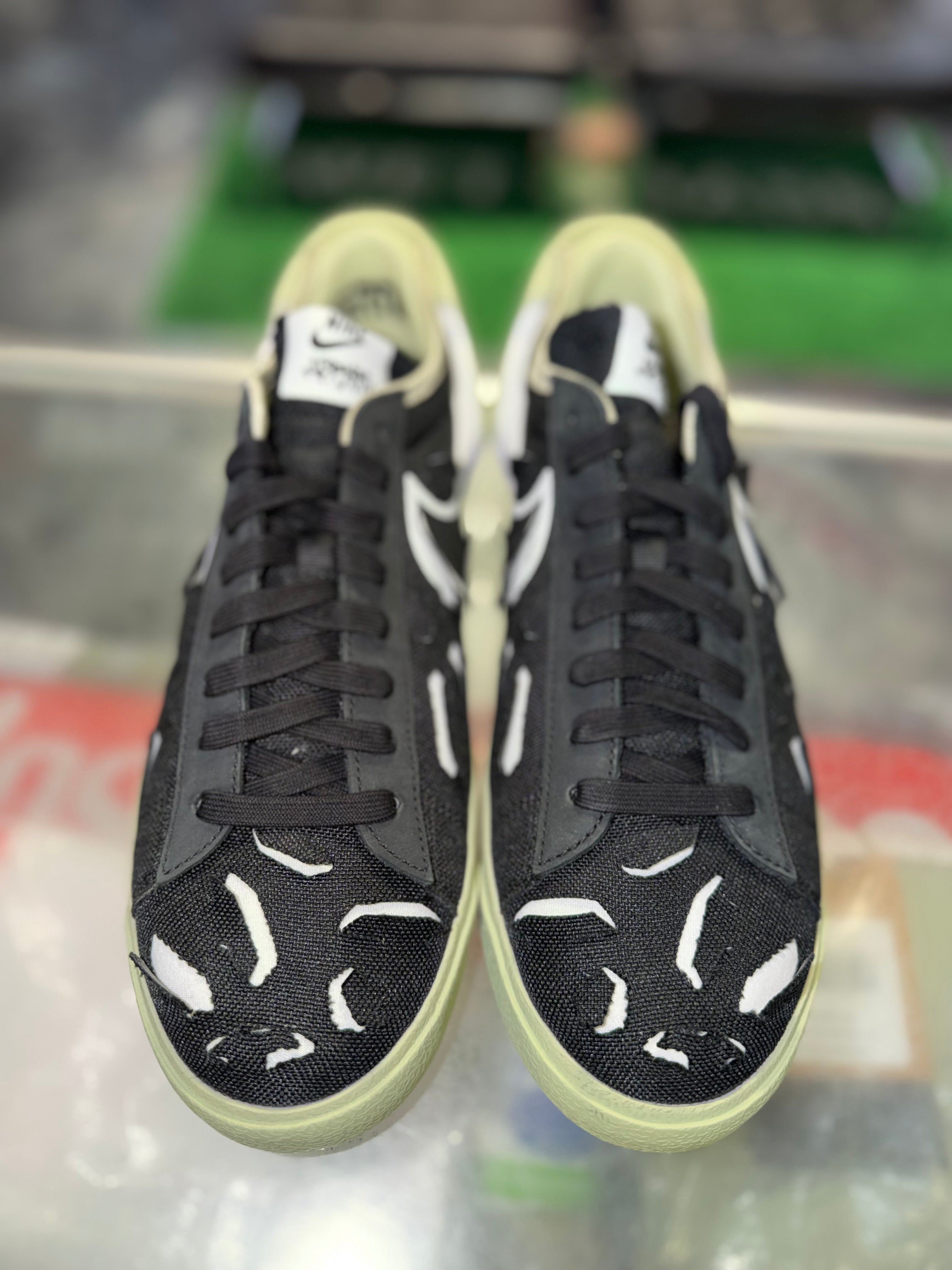 Size 10 Nike Blazer Low Acronym "Black Olive Aura" Brand New