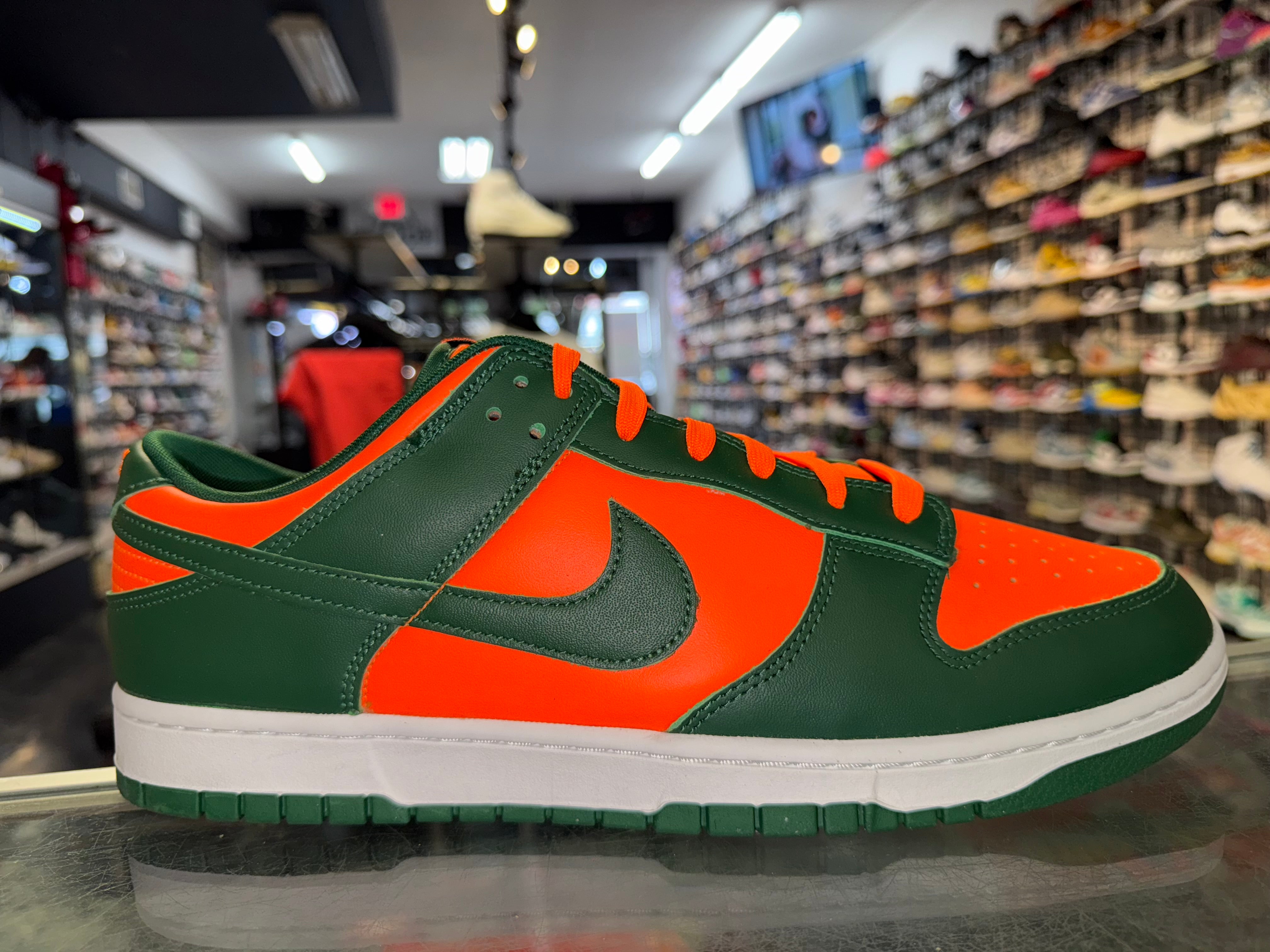 Size 15 Dunk Low "Miami Hurricanes" Brand New