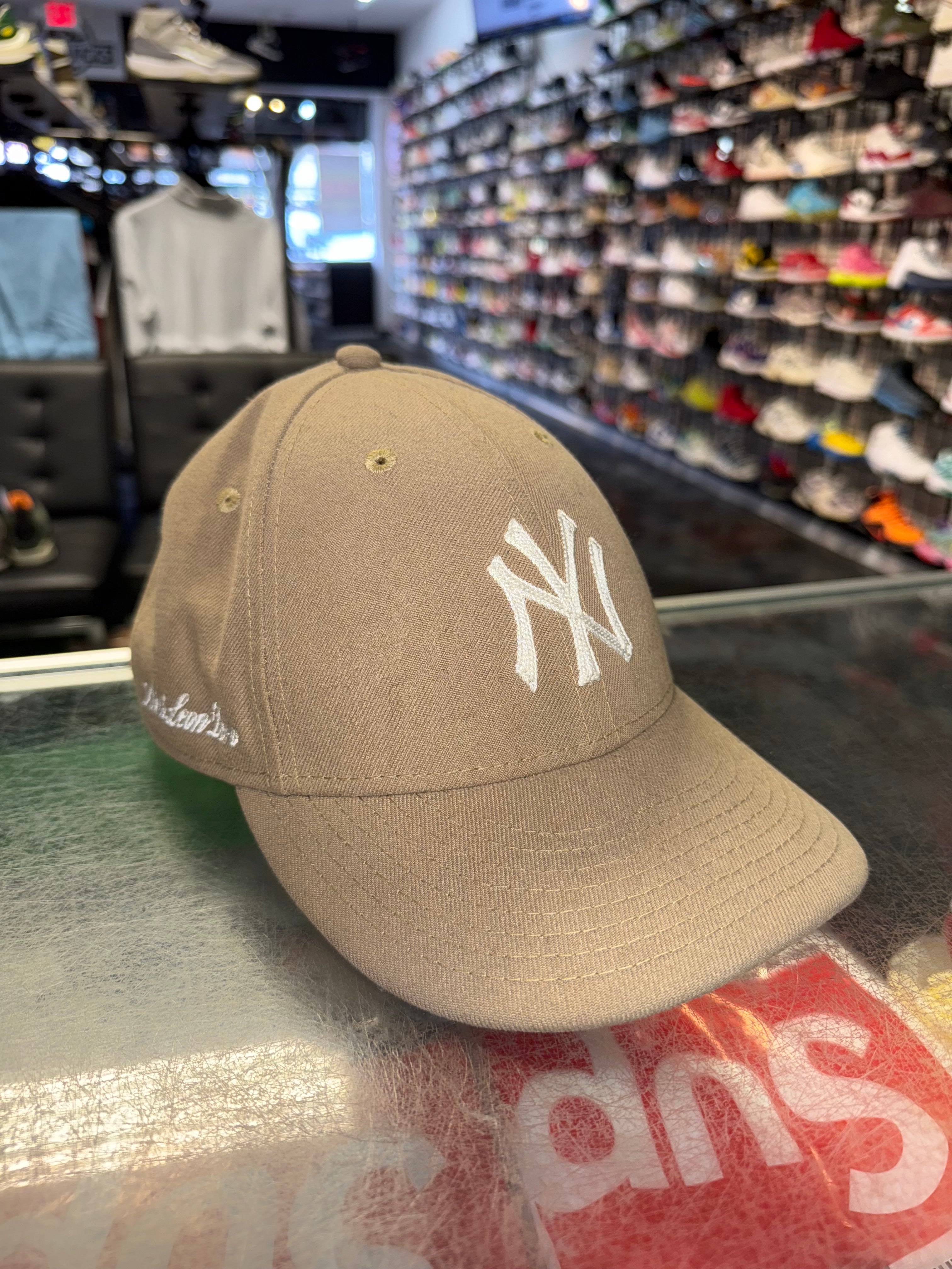Size 7 1/8 New Era Aime Leon Dore "Yankees Tan"