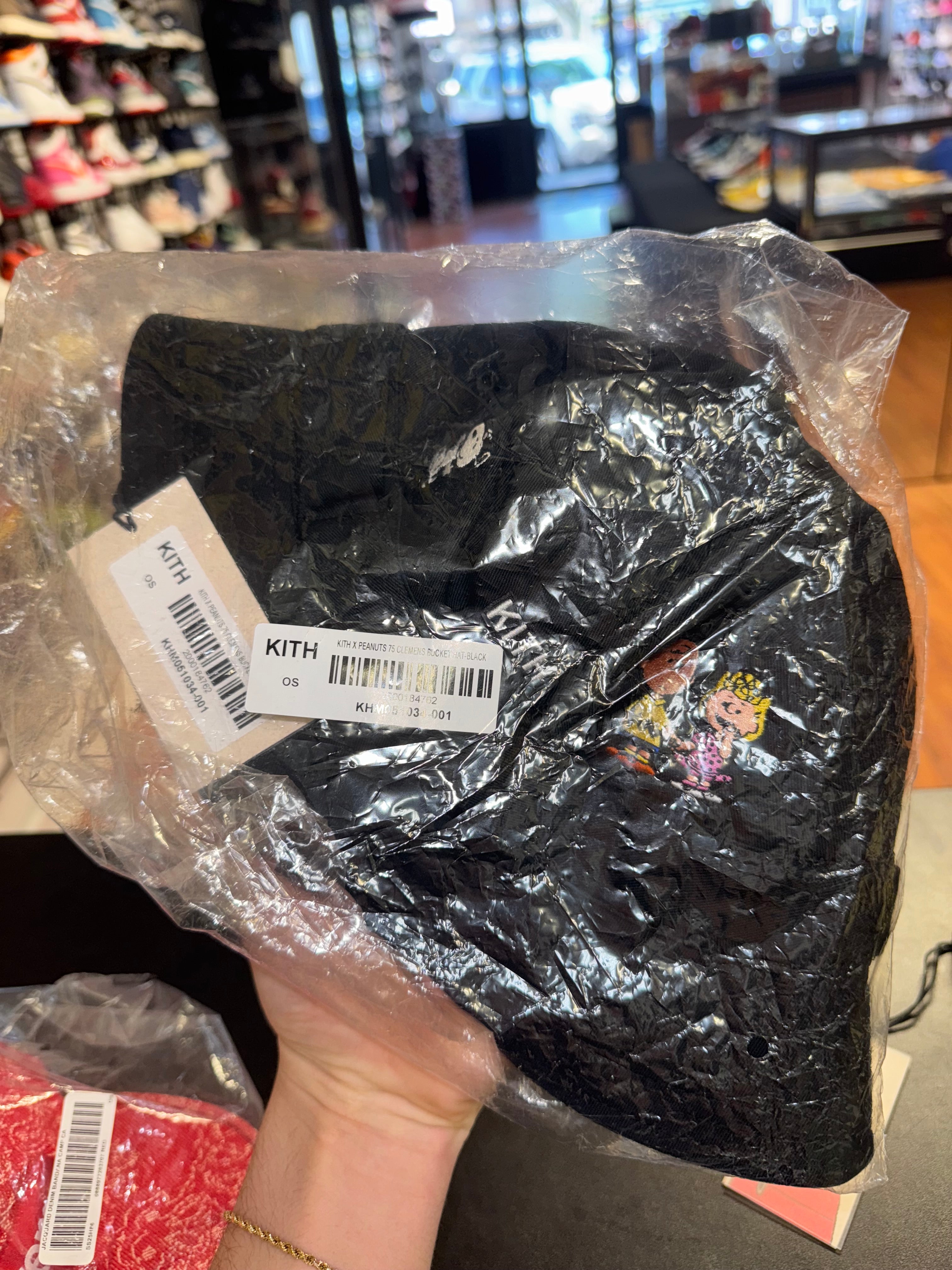 Size OS Kith x Peanuts Bucket Hat “75 Clemens” Brand New