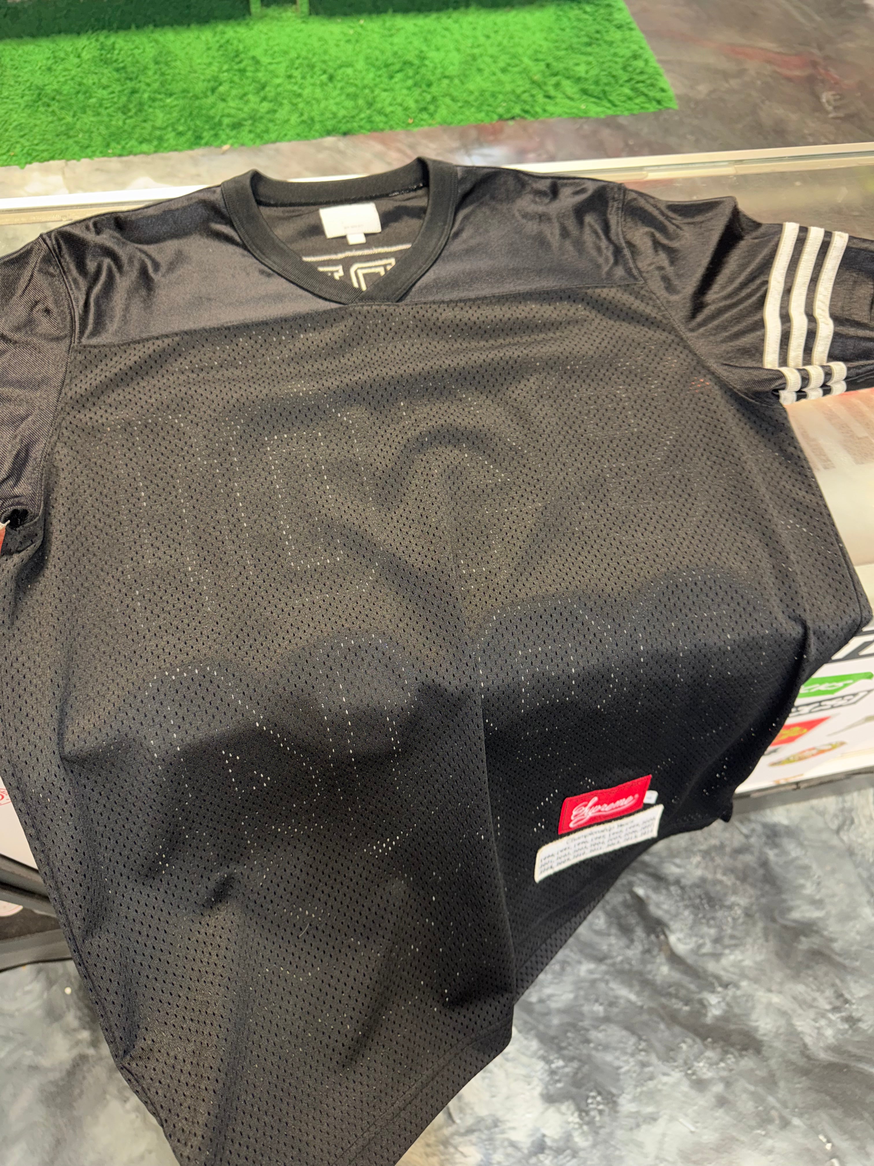 Size L Supreme Championships Jersey “Black/Grey”