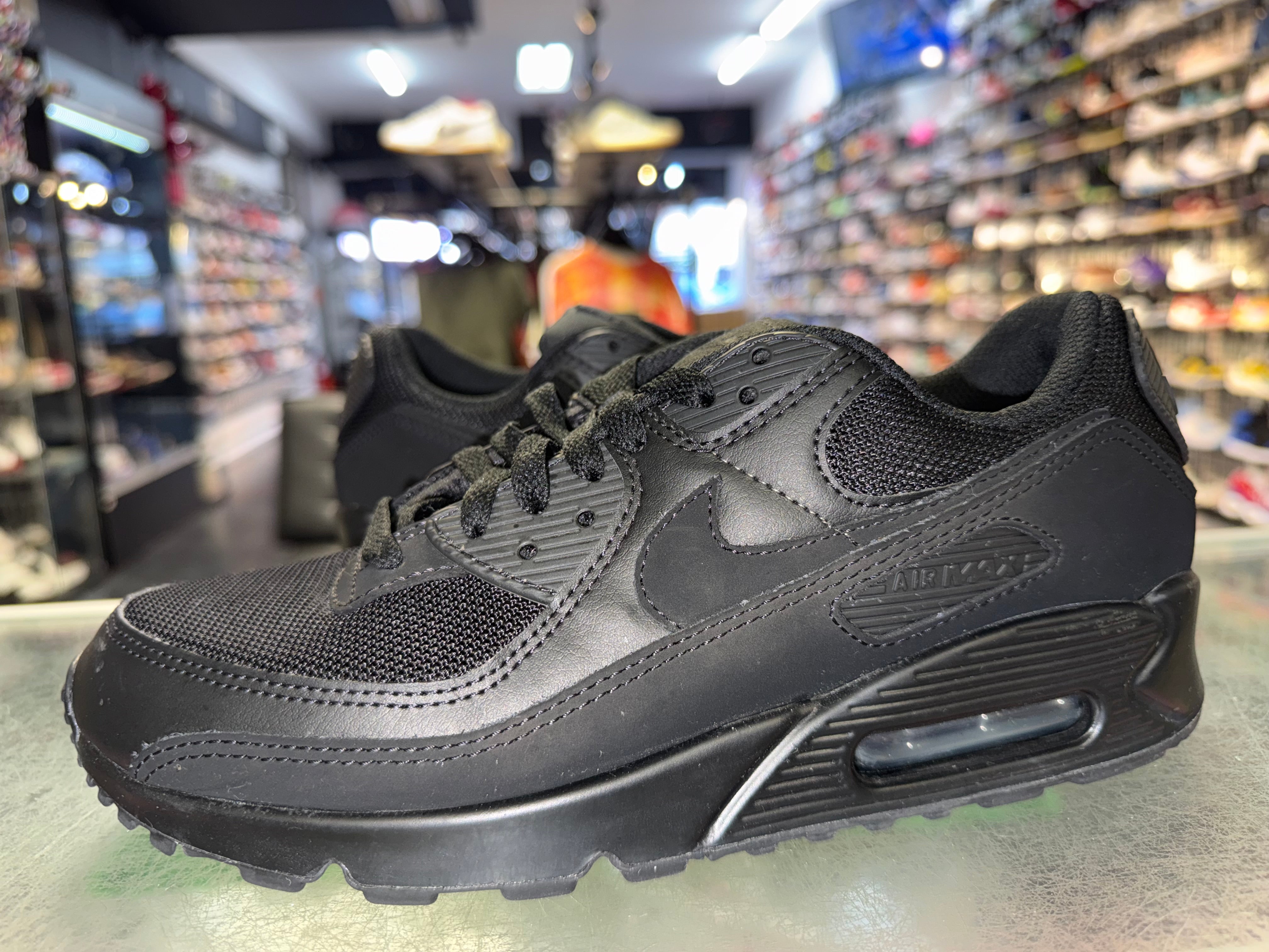 Size 7.5 Air Max 90 “Triple Black”