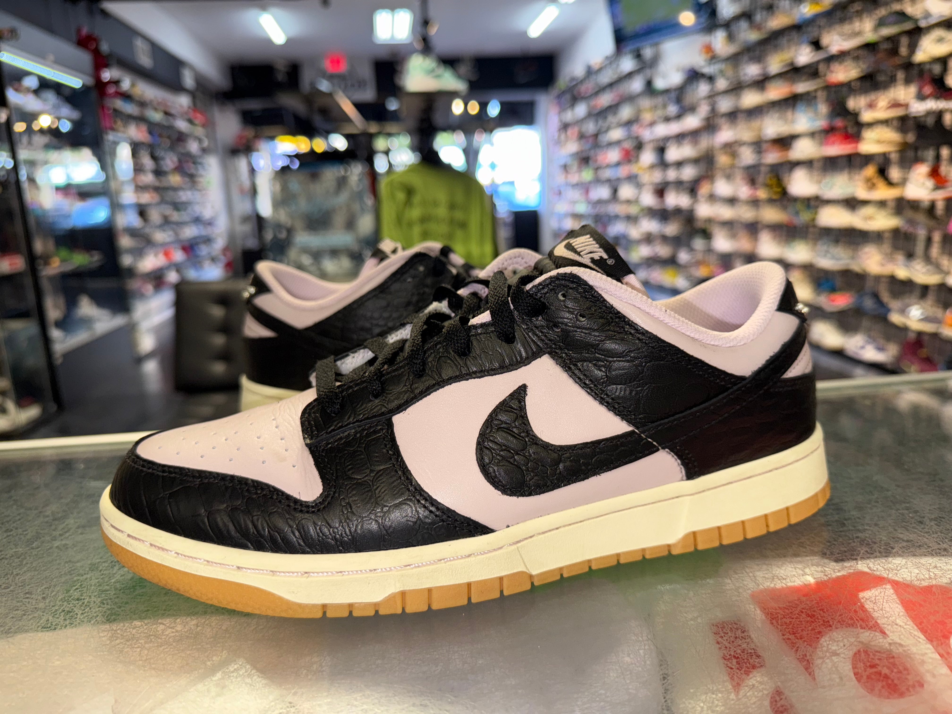 Size 9.5 Dunk Low “Pink Foam Black”