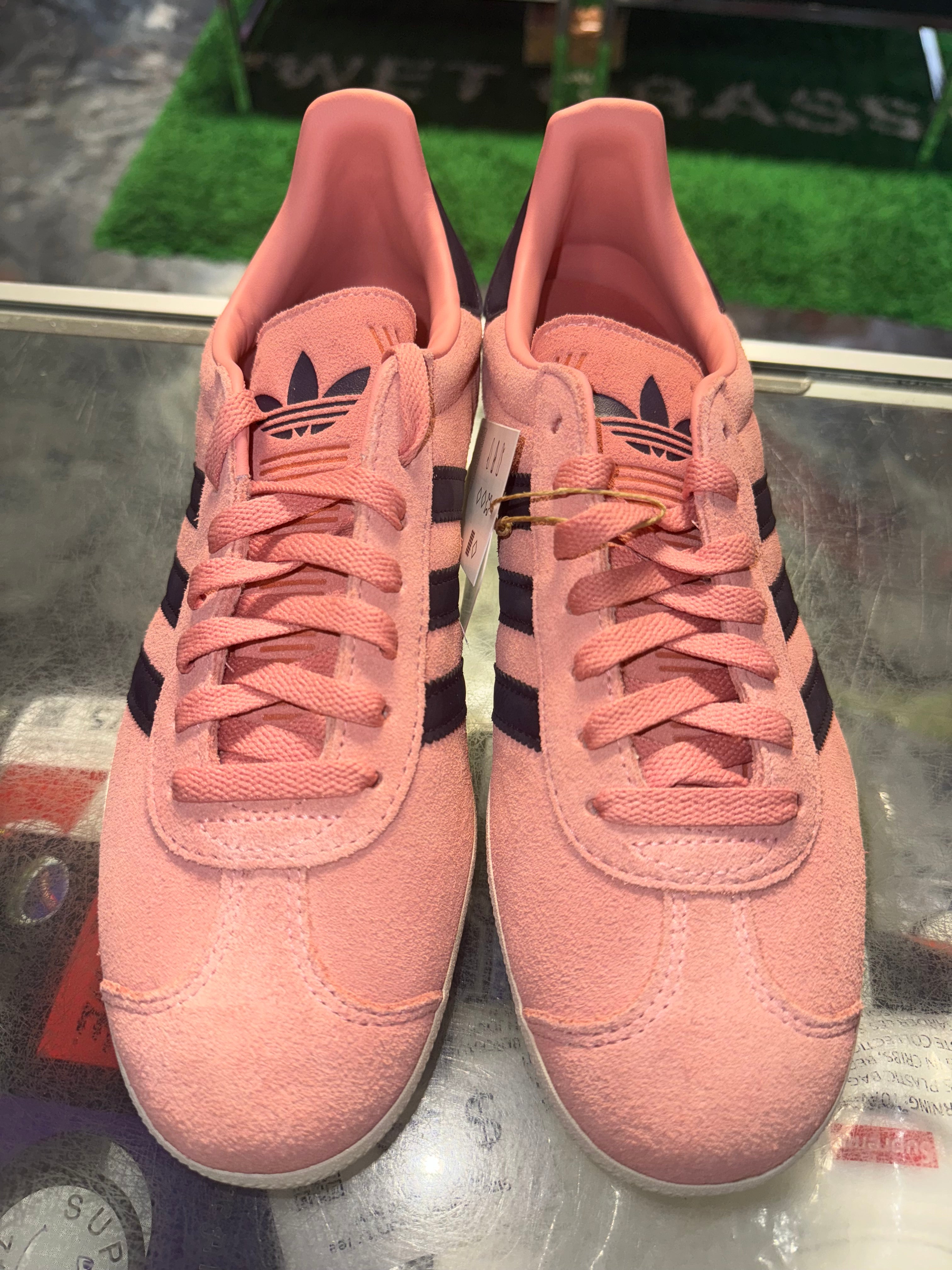 Size 12 Adidas Gazelle "Glow Pink Black" Brand New