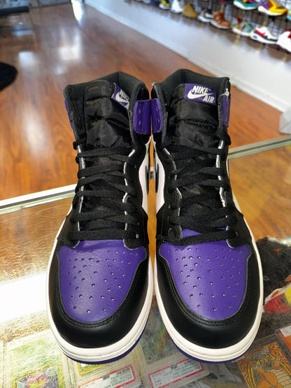 Size 9 Air Jordan 1 "Court Purple" Brand New (Mall)