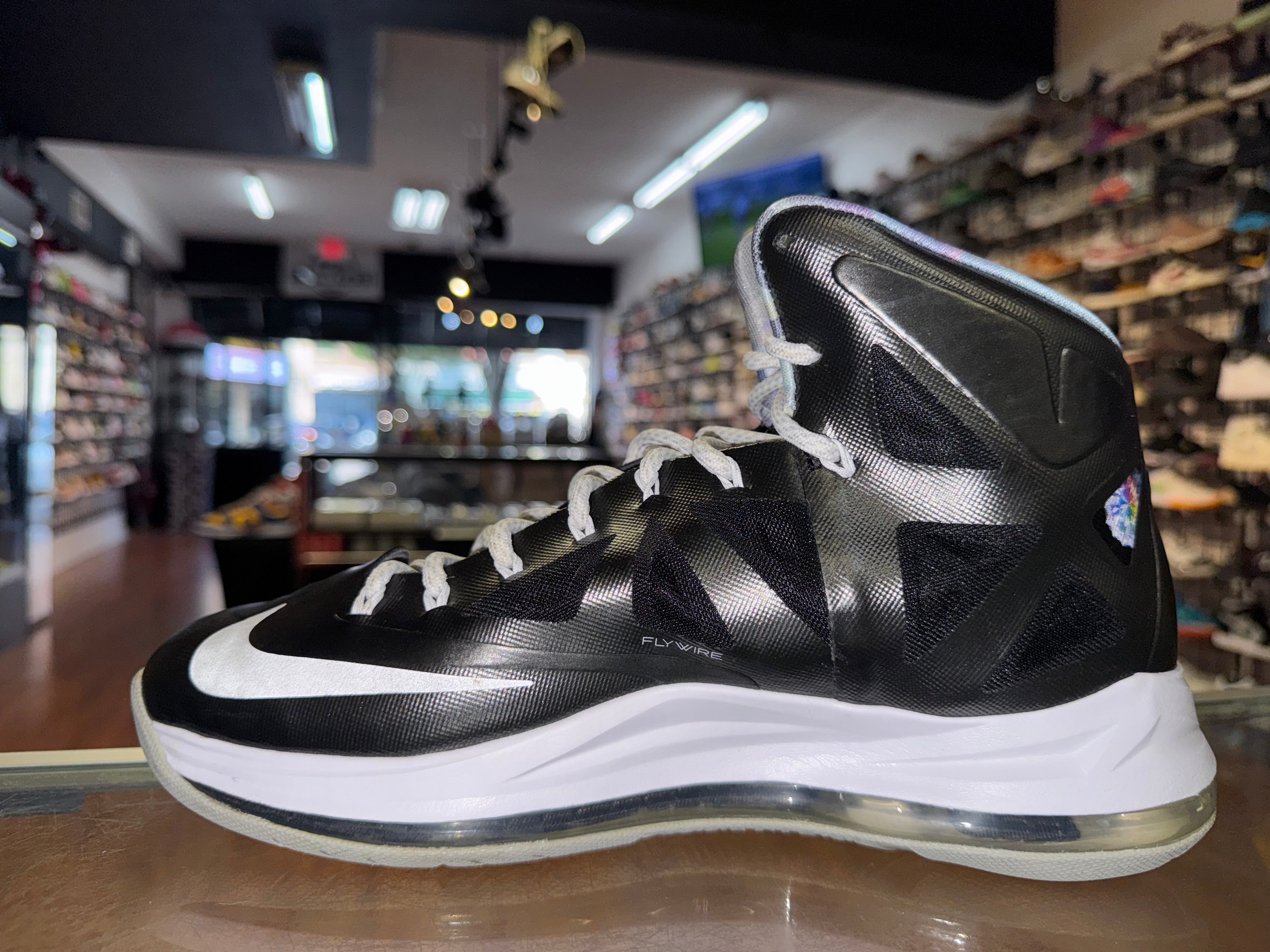 Size 9.5 Lebron 10 "Prism"