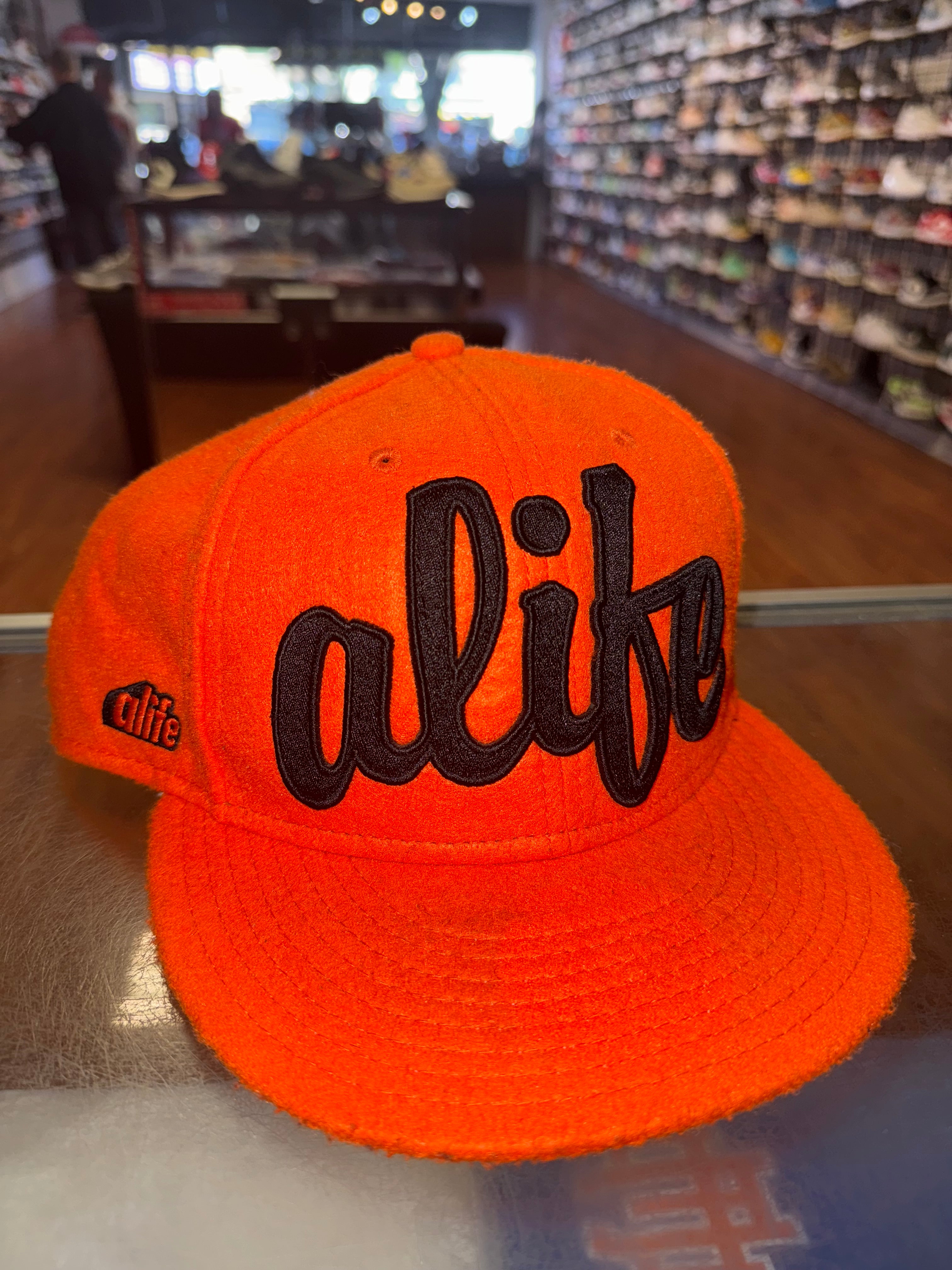 Size 7 3/8 New Era Alife Fitted Orange