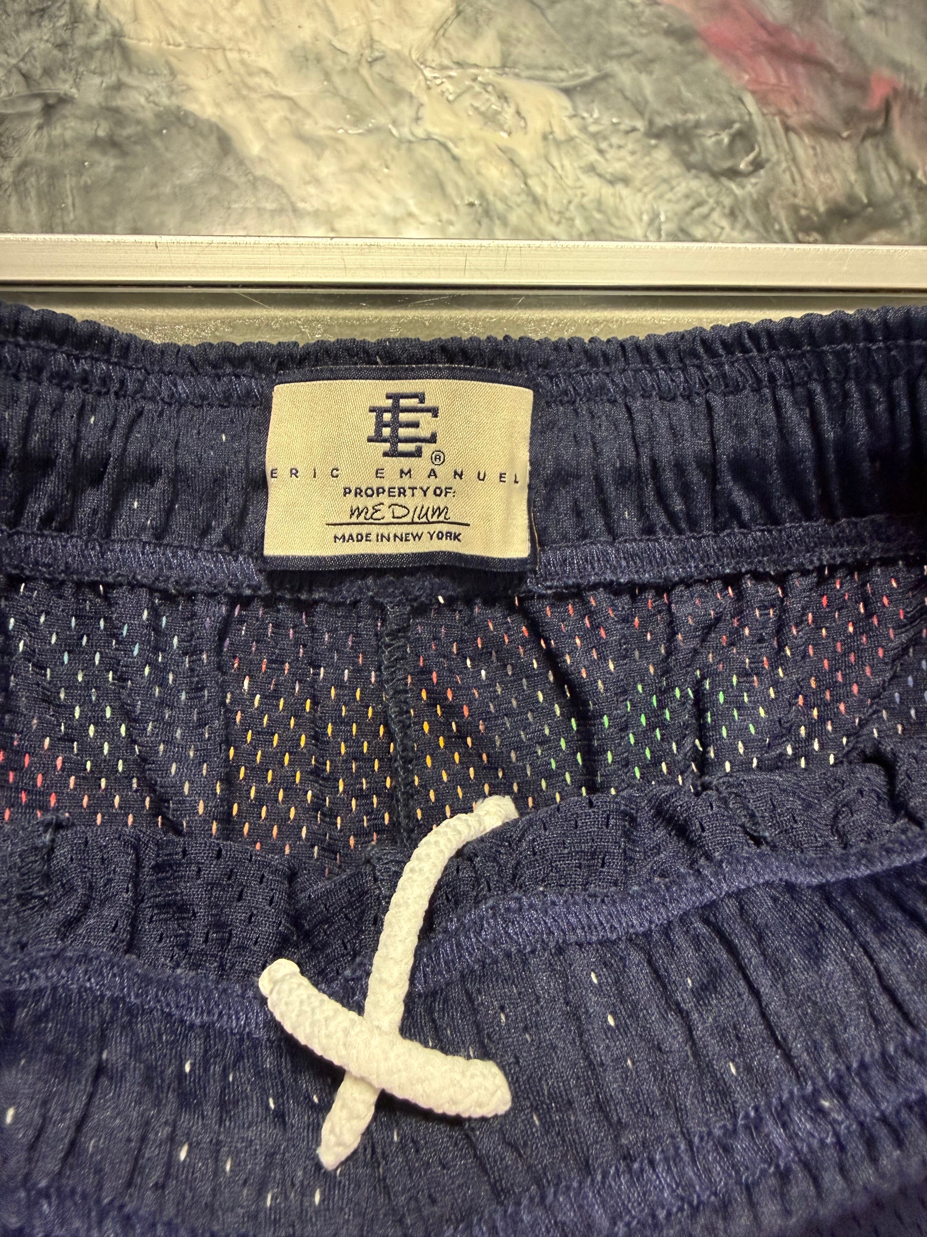 Size M Eric Emanuel EE V3 Shorts “Blue/Orange” – Direct Kicks