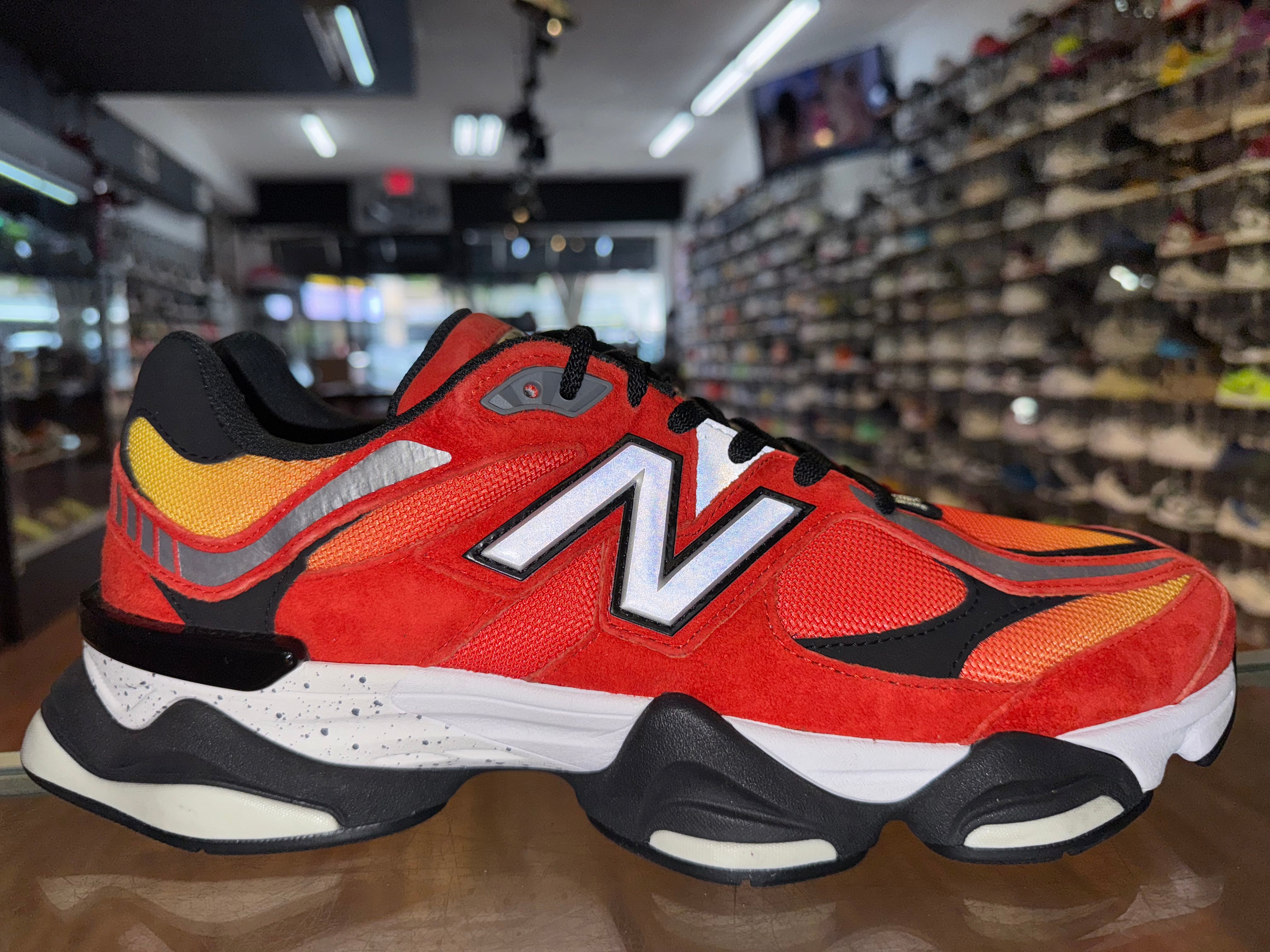 Size 13 New Balance 9060 DTLR "Fire Sign"