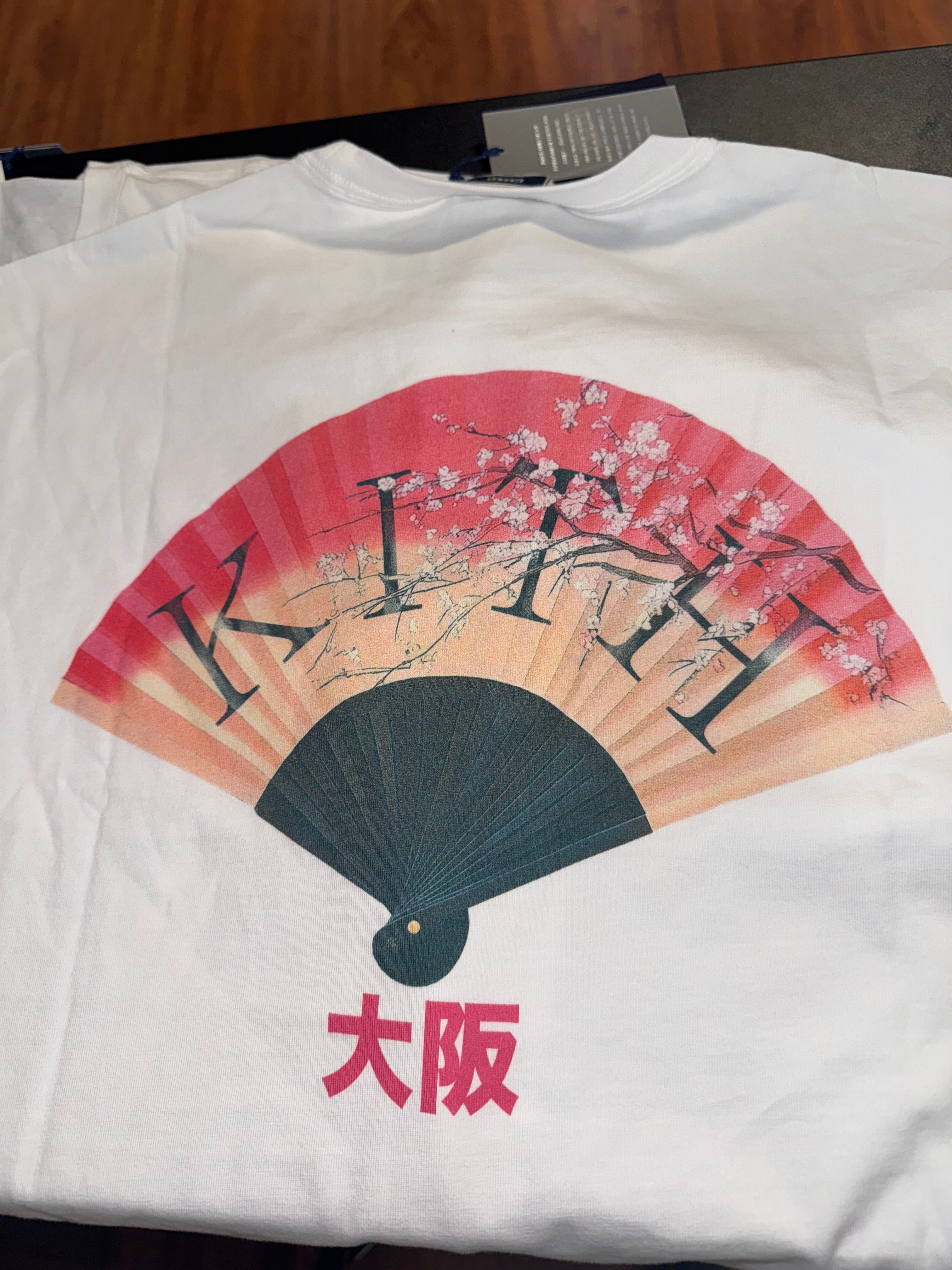 Size L Kith Osaka Fan Tee “White” Brand New – Direct Kicks