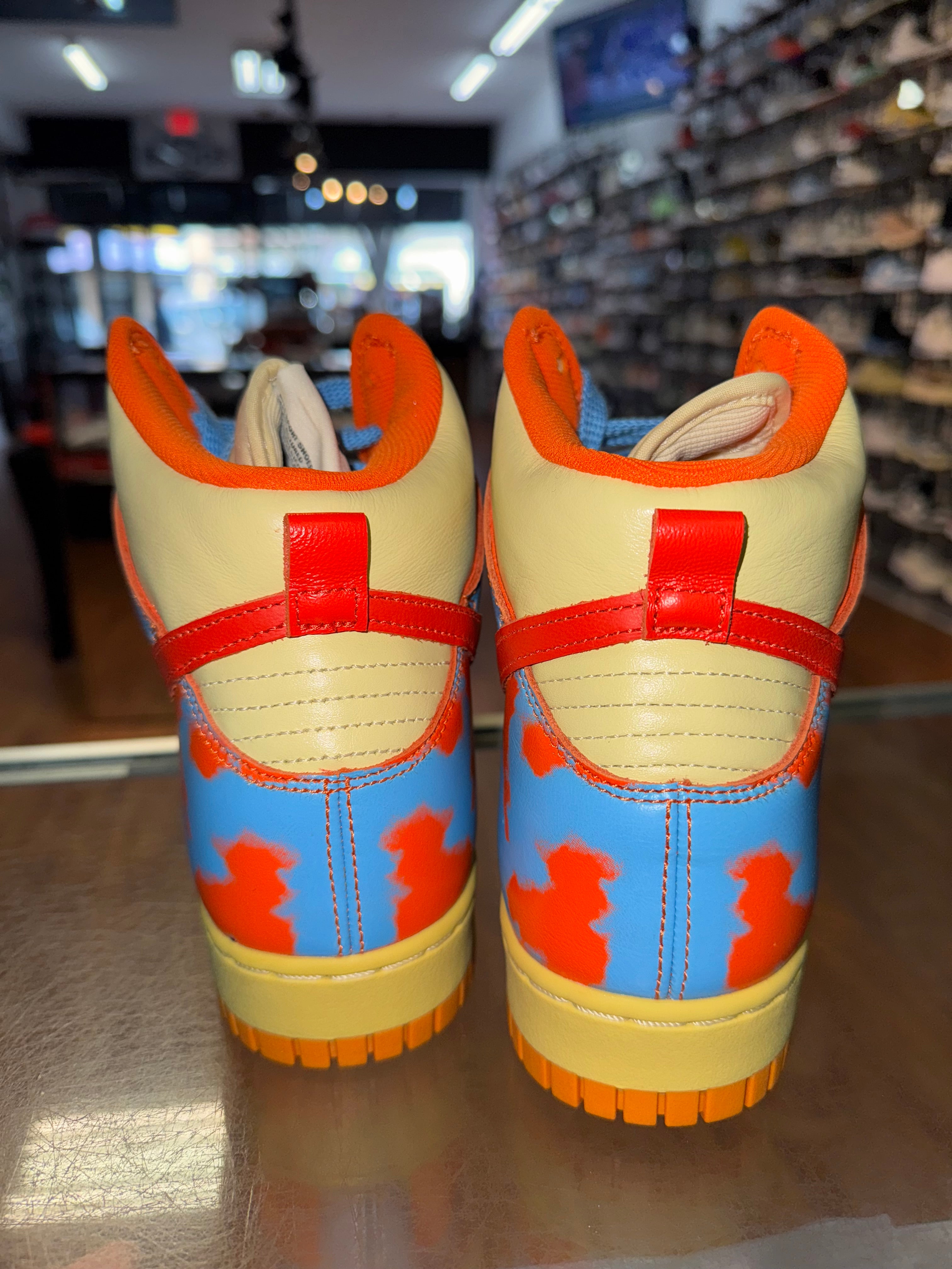 Size 10 Dunk High 1985 "Orange Acid Wash" Brand New