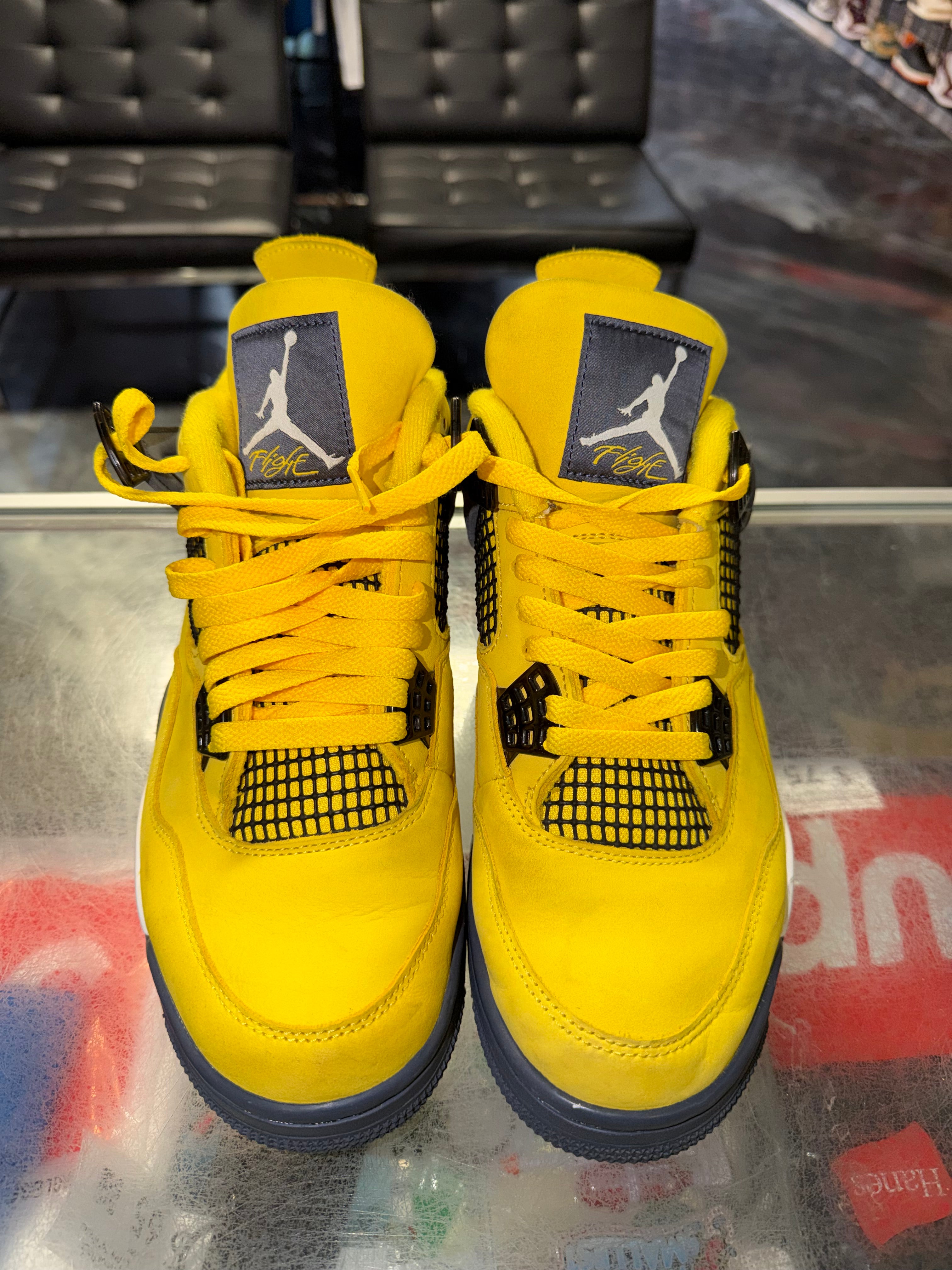 Size 9 AJ 4 Lightning - NB
