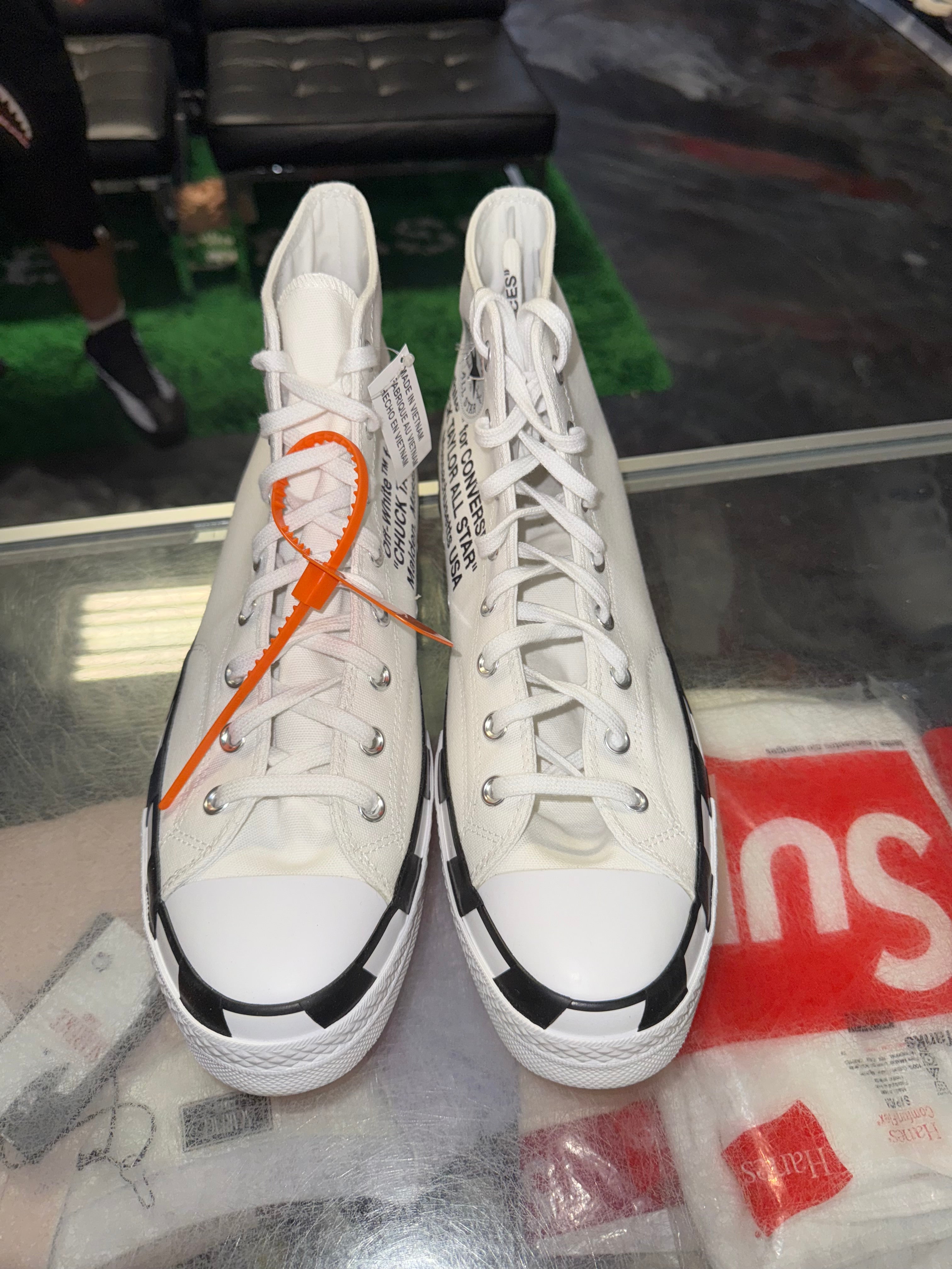 Size 13 Converse All Star 70 Hi “Off-White” Brand New