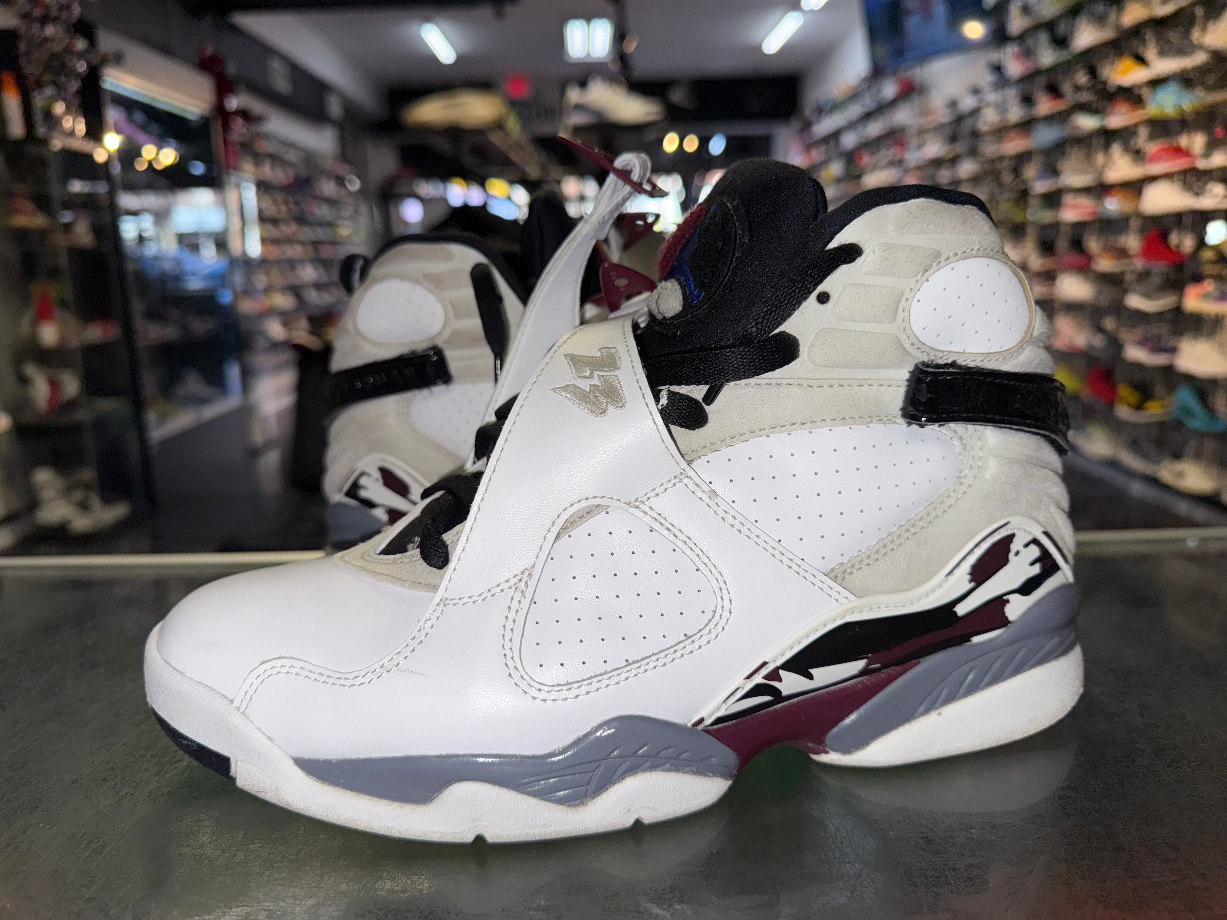 Size 9 (10.5W) AJ 8 "Burgundy" - R
