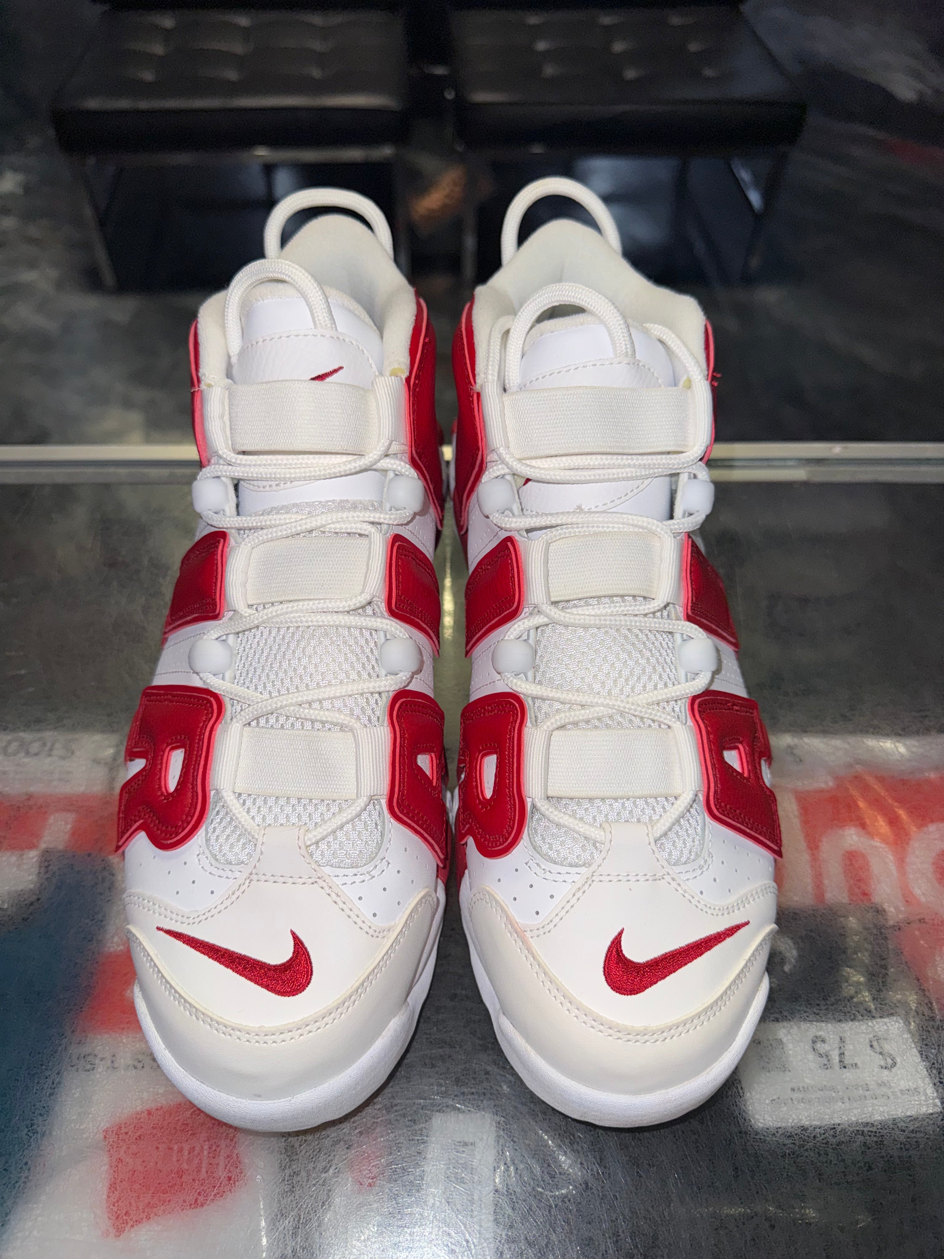 Size 10.5 Air More Uptempo "Varsity Red" Brand New