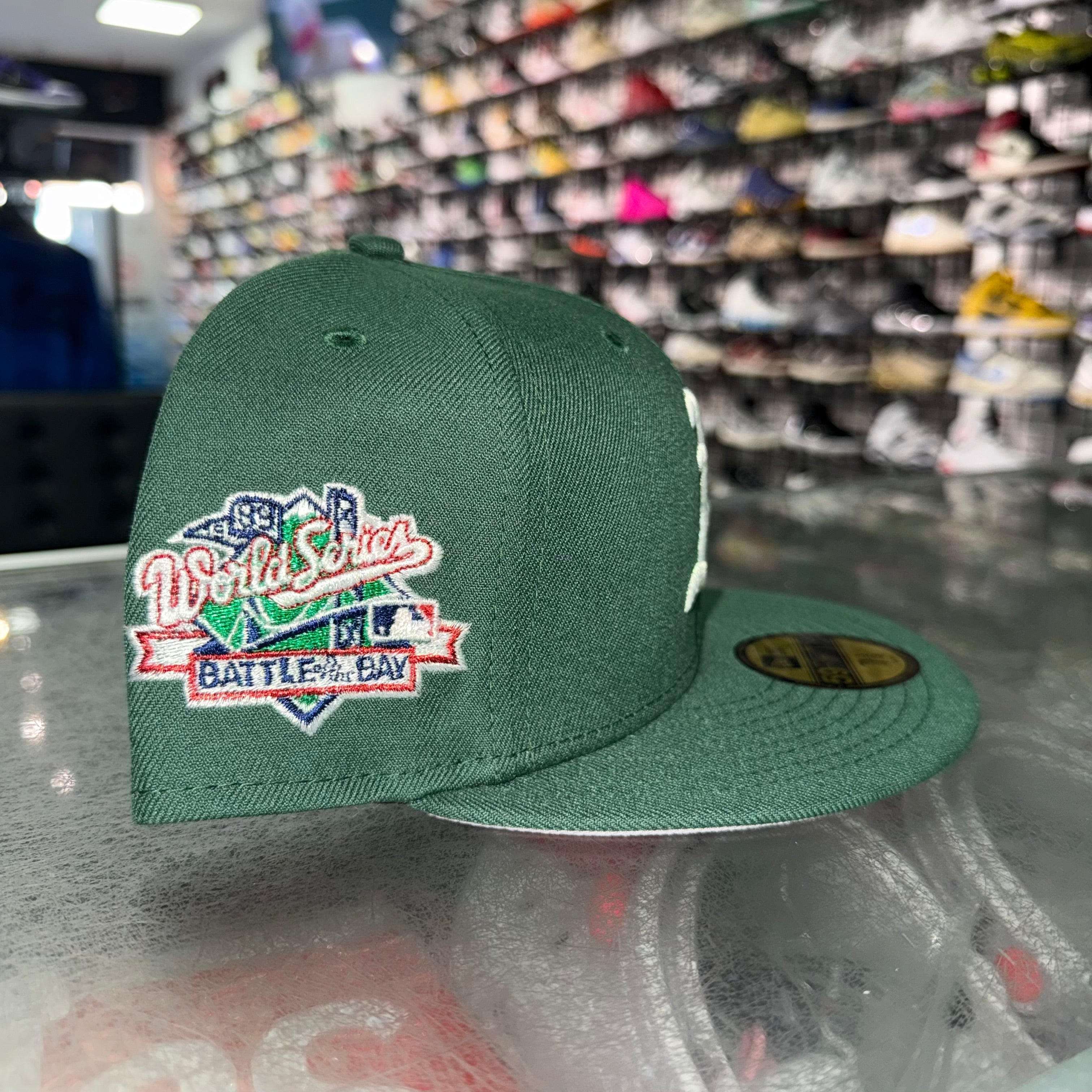 Size 7 3/8 New Era Fitted Hat “Oakland A’s Green” Brand New