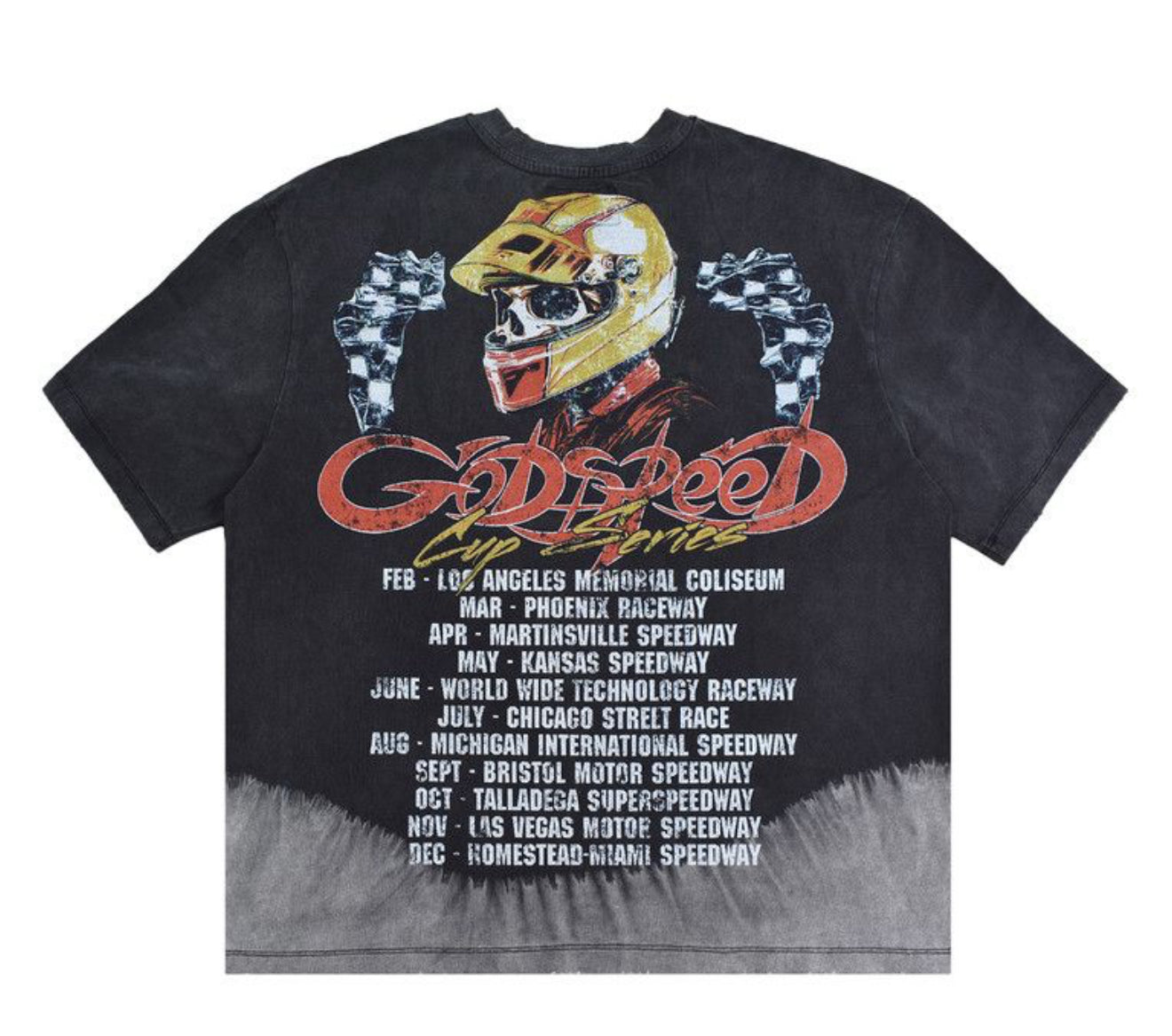 Size S Godspeed FTW Tee “Washed Black” Brand New