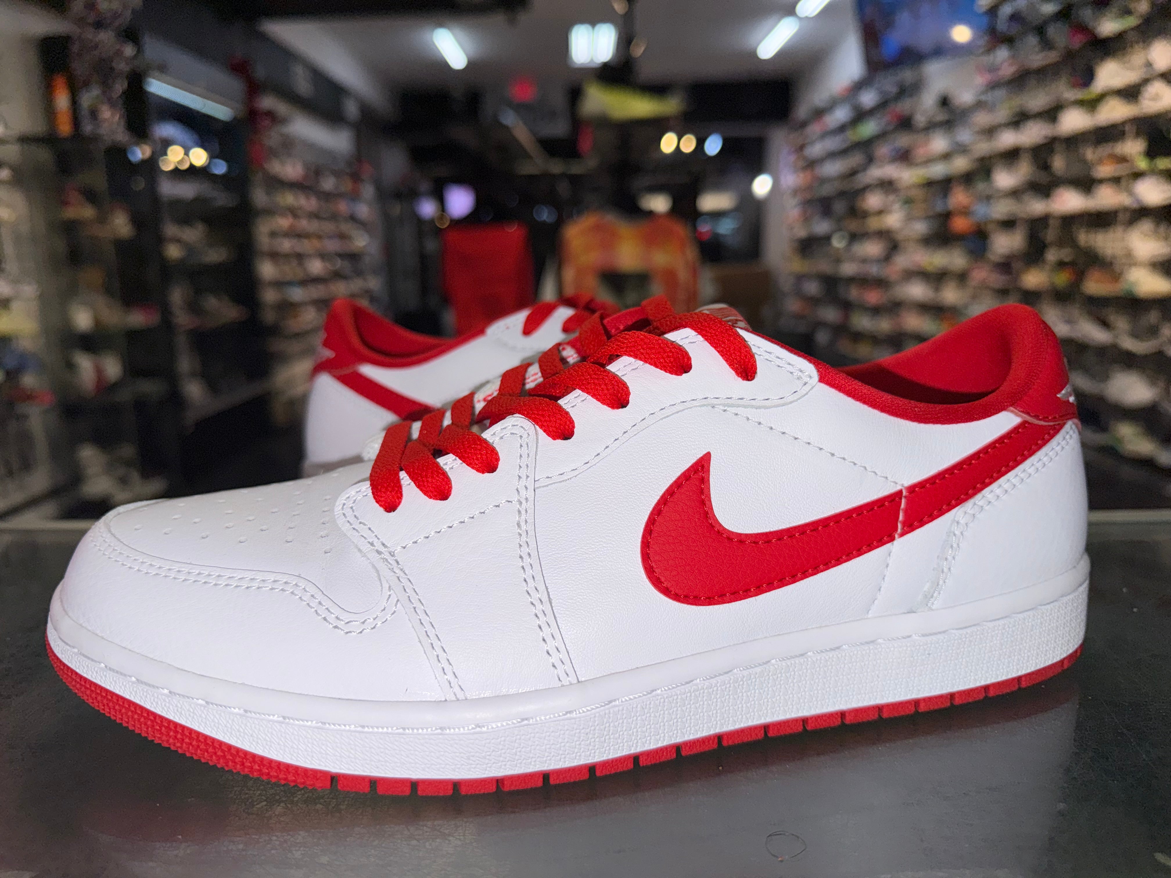 Size 10 Air Jordan 1 Low "University Red"
