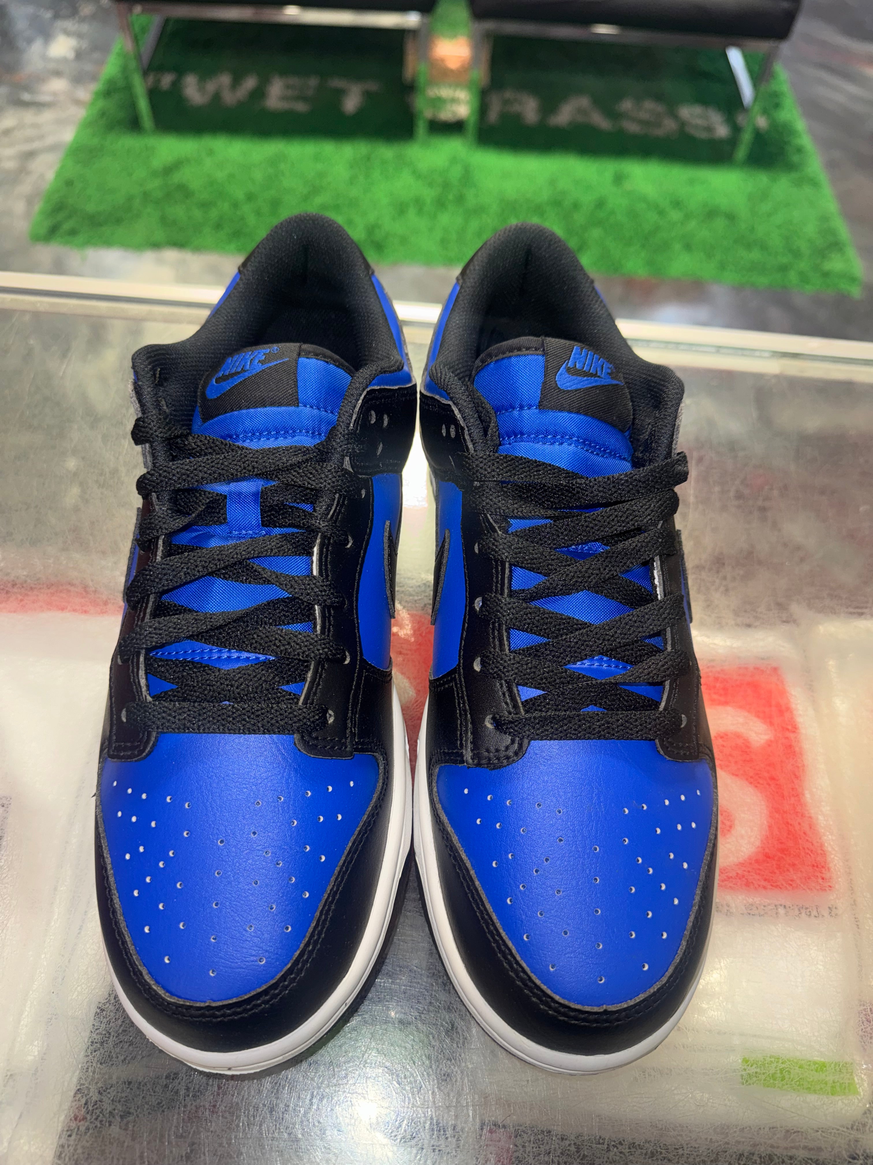 Size 8.5 Dunk Low "Black Hyper Royal" Brand New
