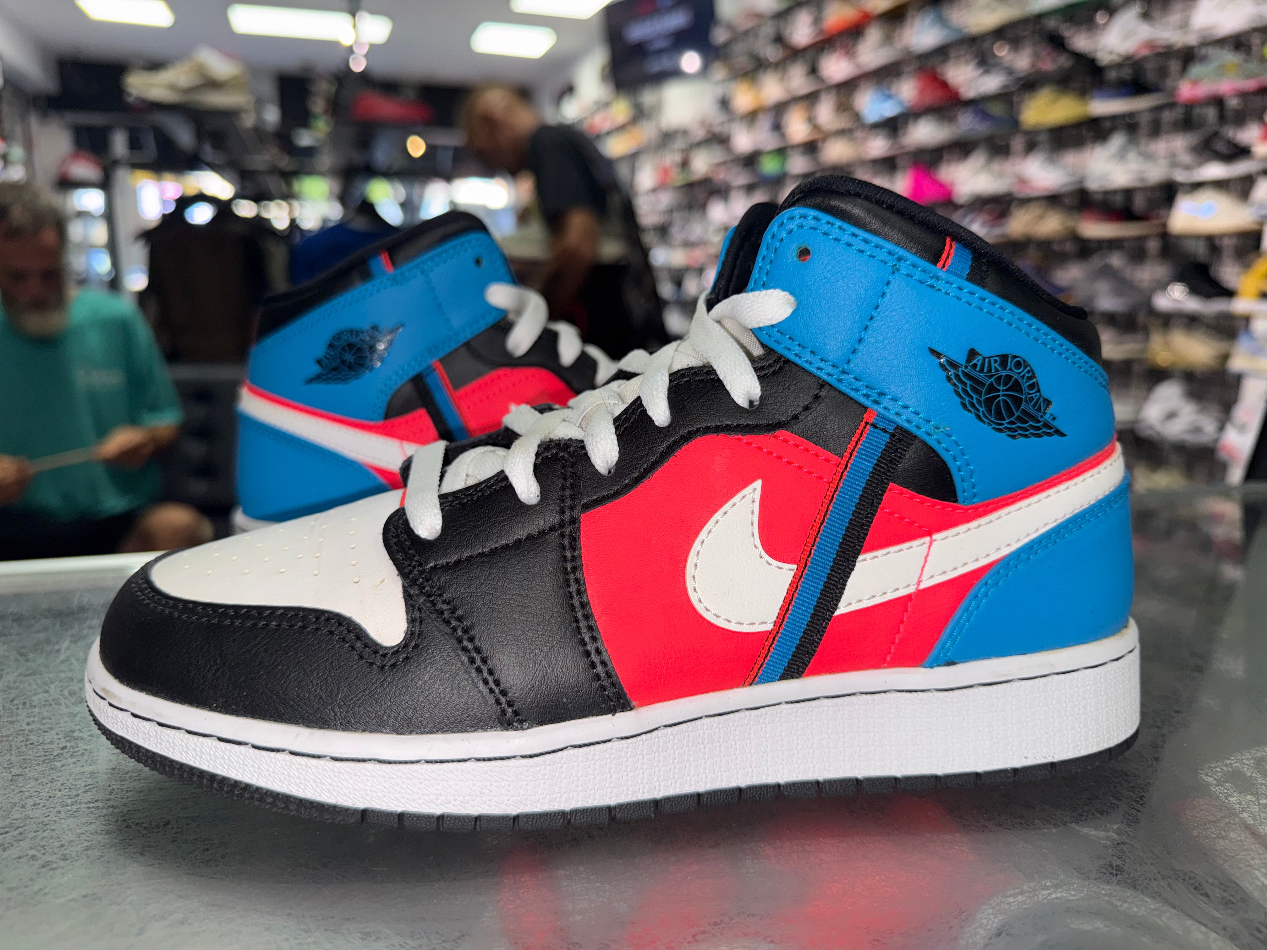 Size 6.5y Air Jordan 1 Mid "Color Ribbons"