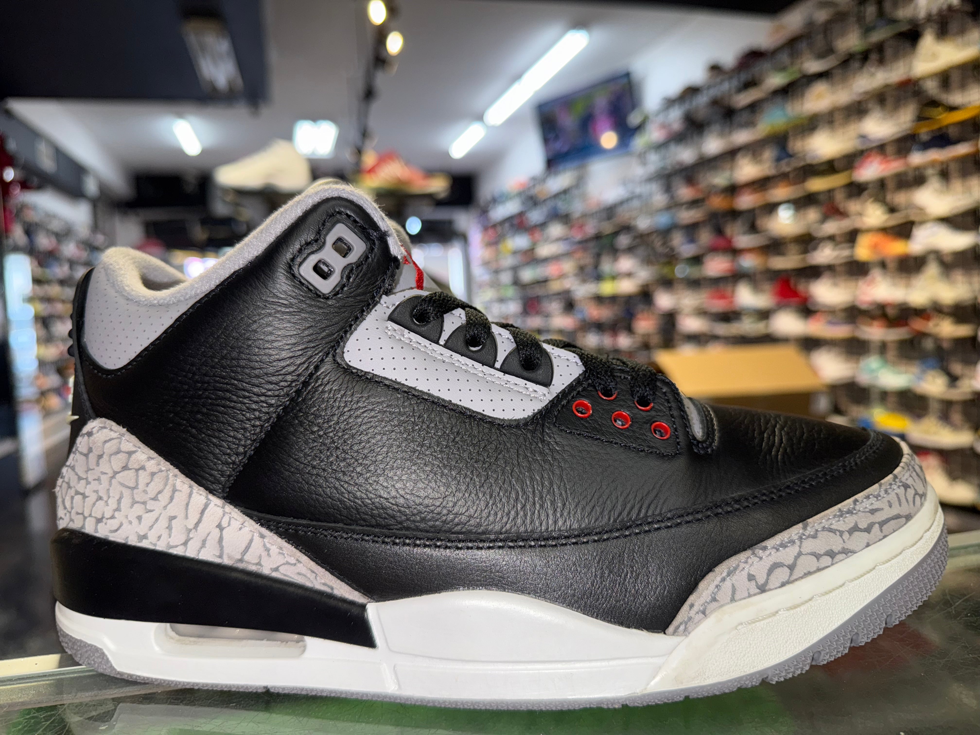 Size 9 Air Jordan 3 "Black Cement"