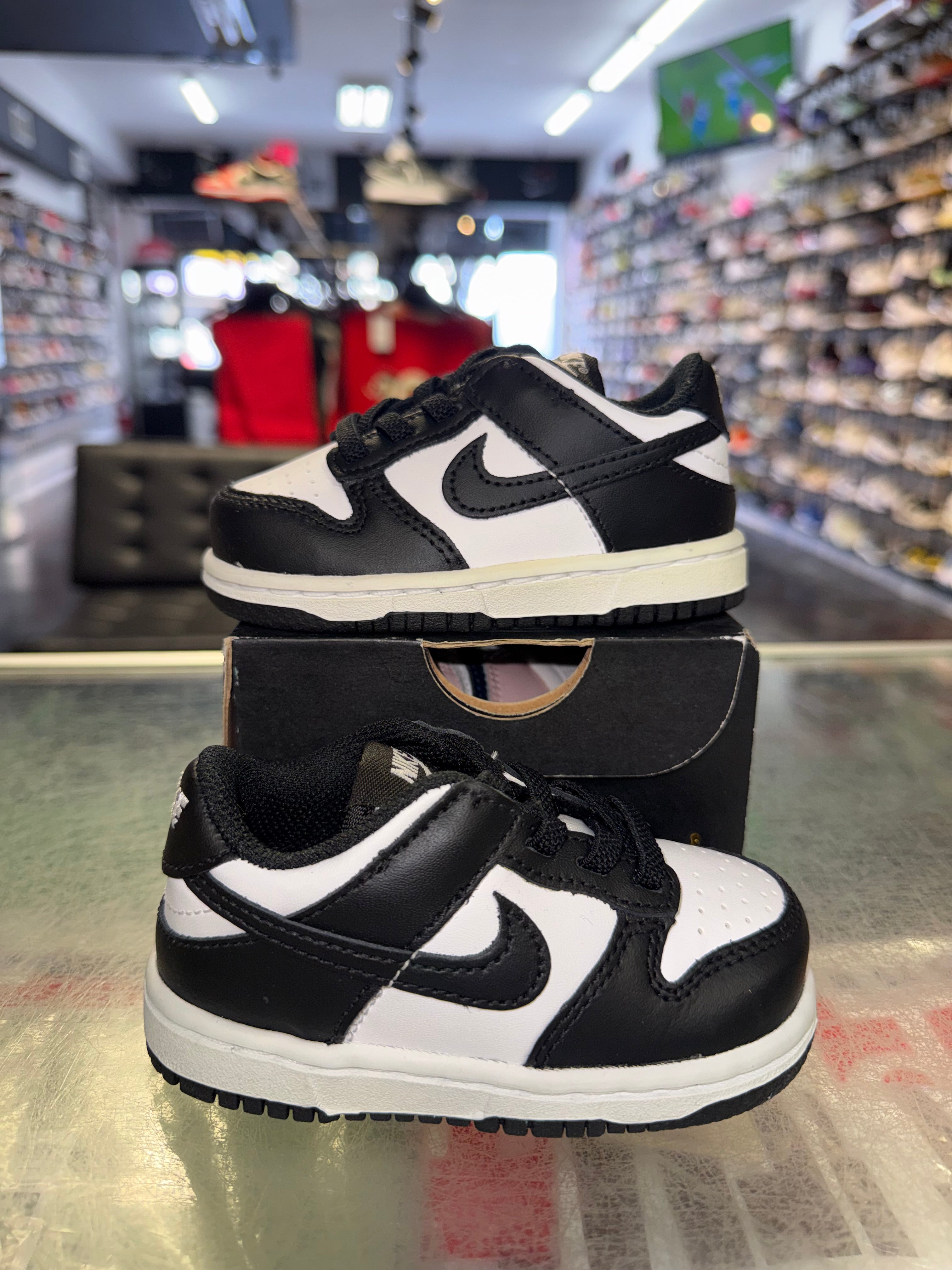 Size 5c Dunk Low "Panda" (TD) Brand New
