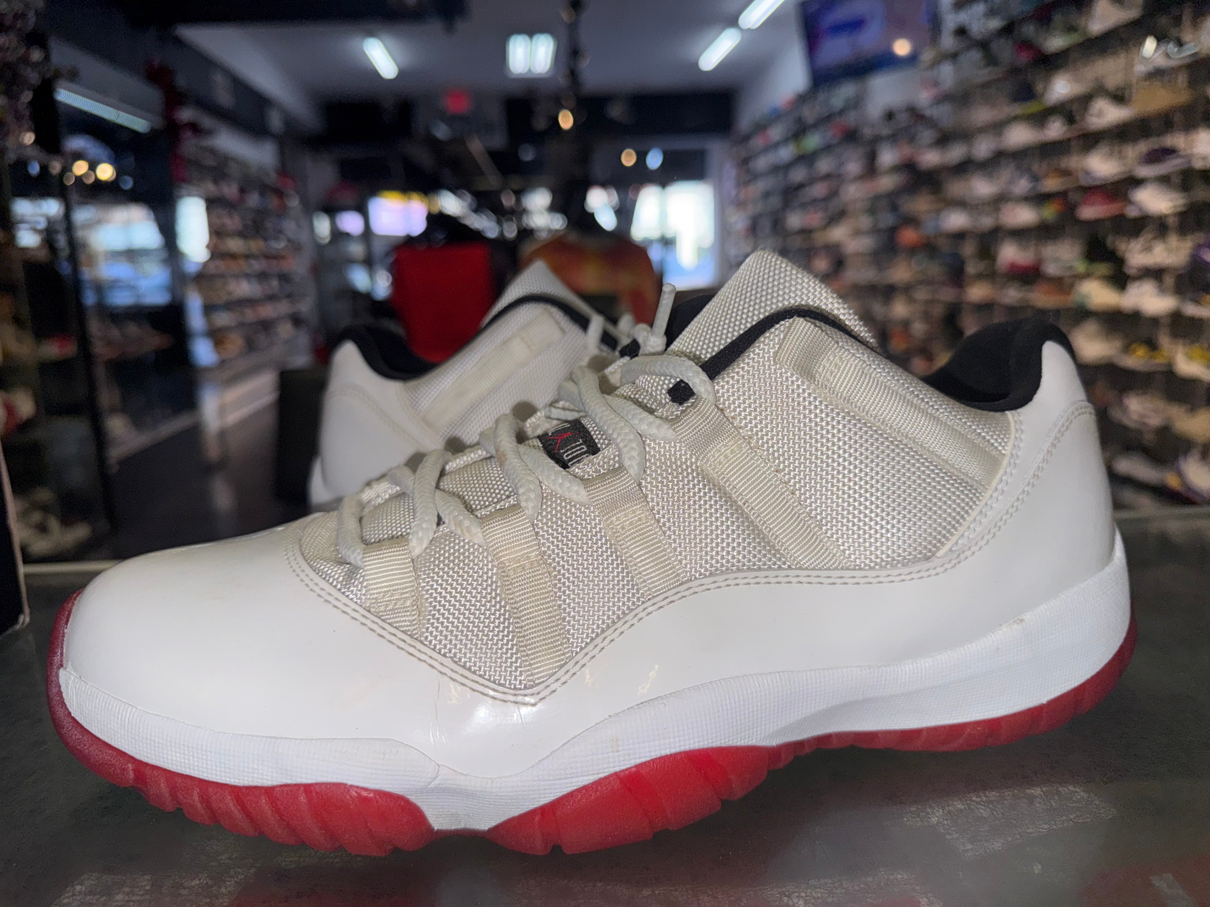 Size 12 Air Jordan 11 Low "Varsity Red"