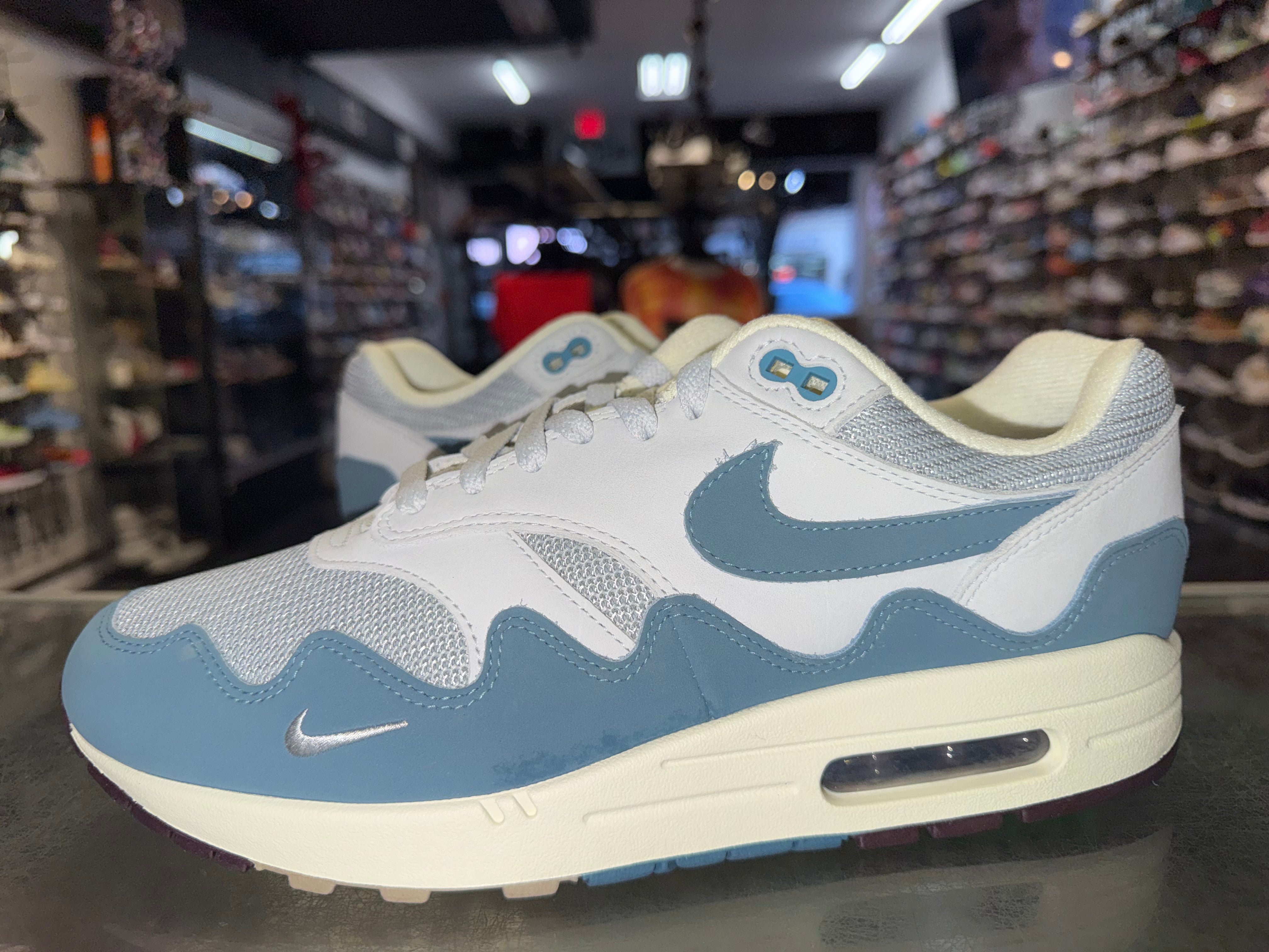 Size 10.5 Air Max 1 Patta Waves "Noise Aqua"
